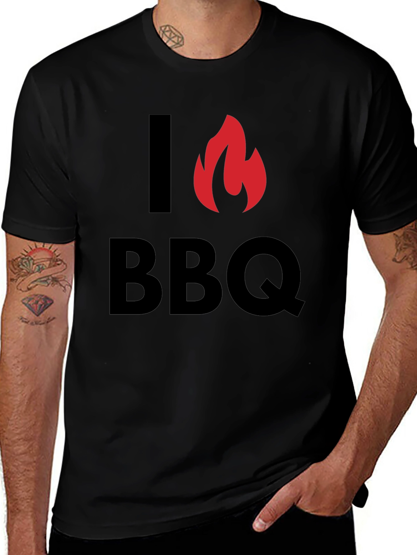 I Flame BBQ Graphic Tee - Grilling Shirt