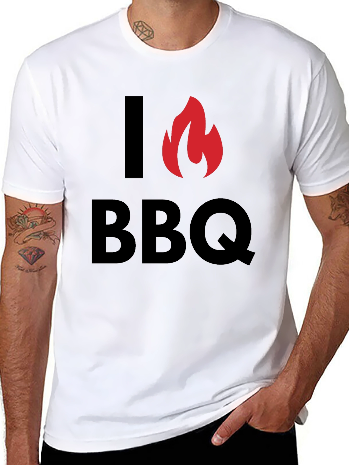 I Flame BBQ Graphic Tee - Grilling Shirt