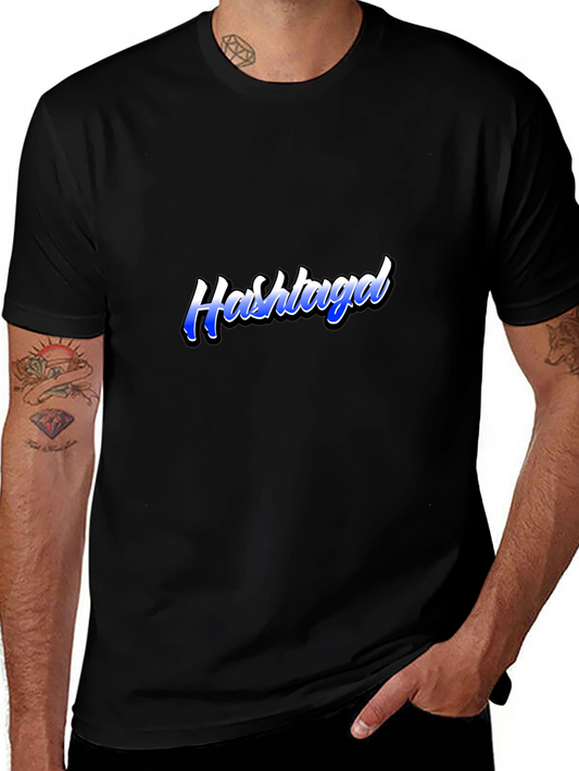 Hashtagad Black T-Shirt - Cool & Trendy