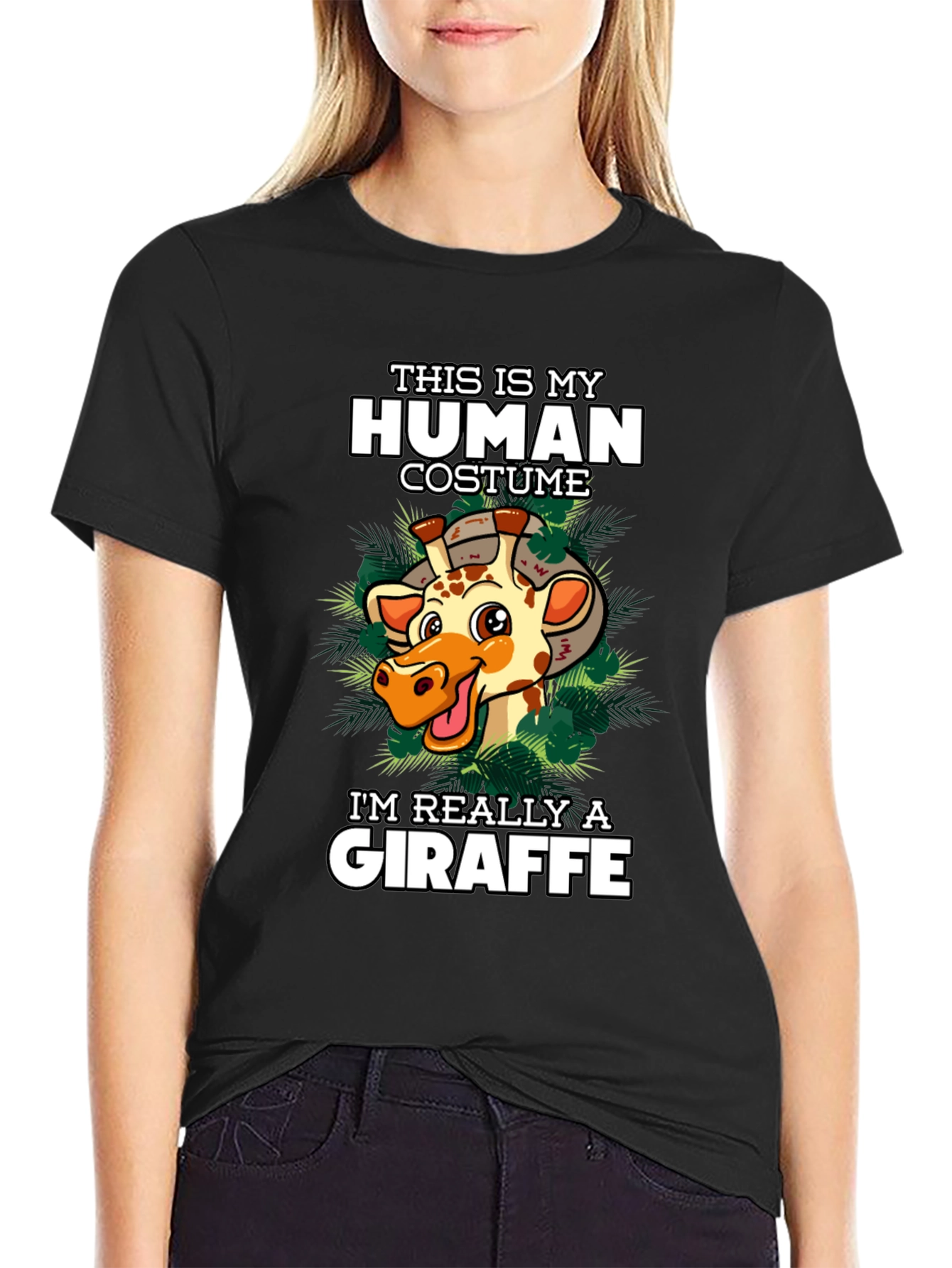 Human Costume Giraffe T-Shirt