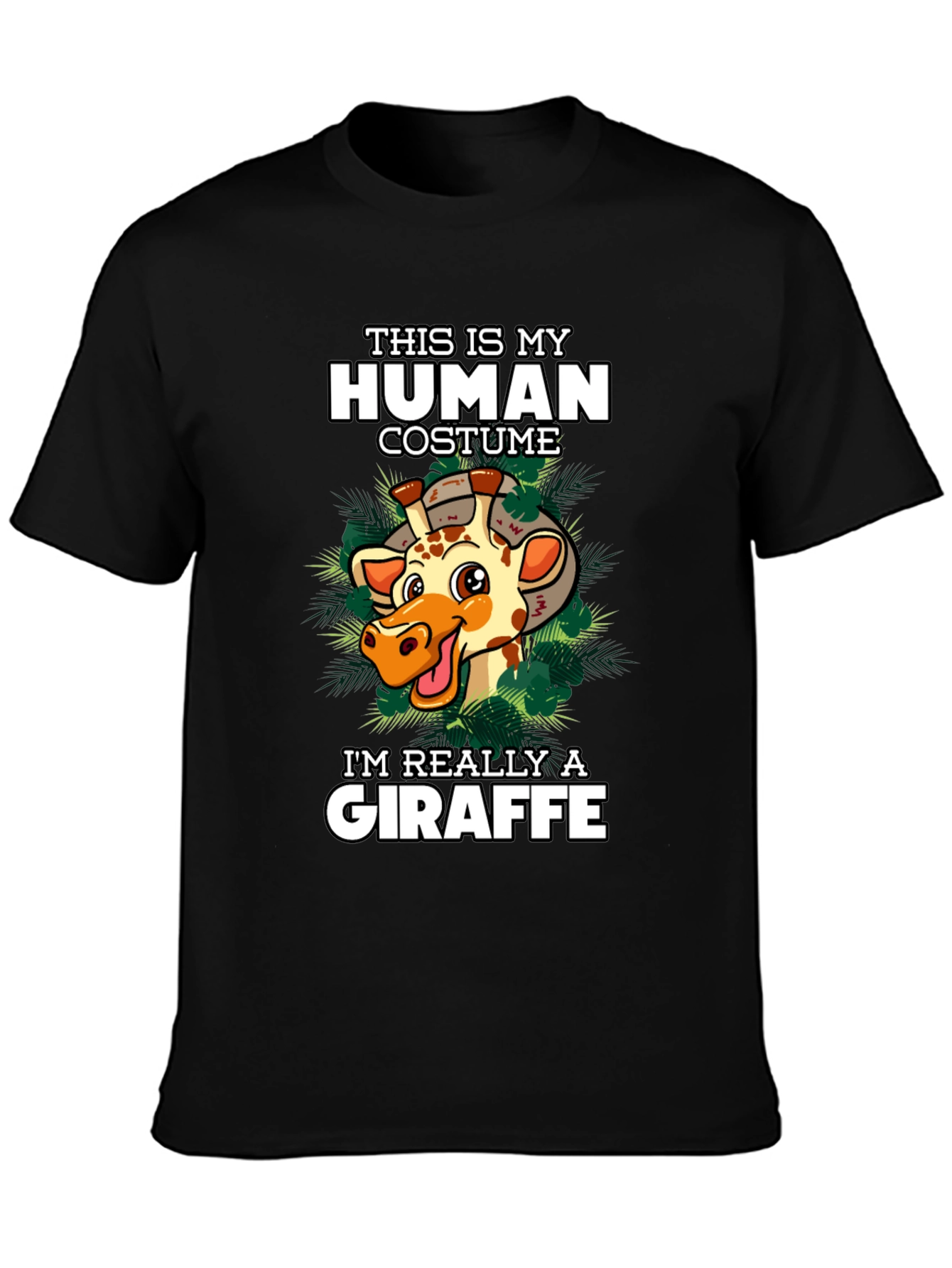 Human Costume Giraffe T-Shirt