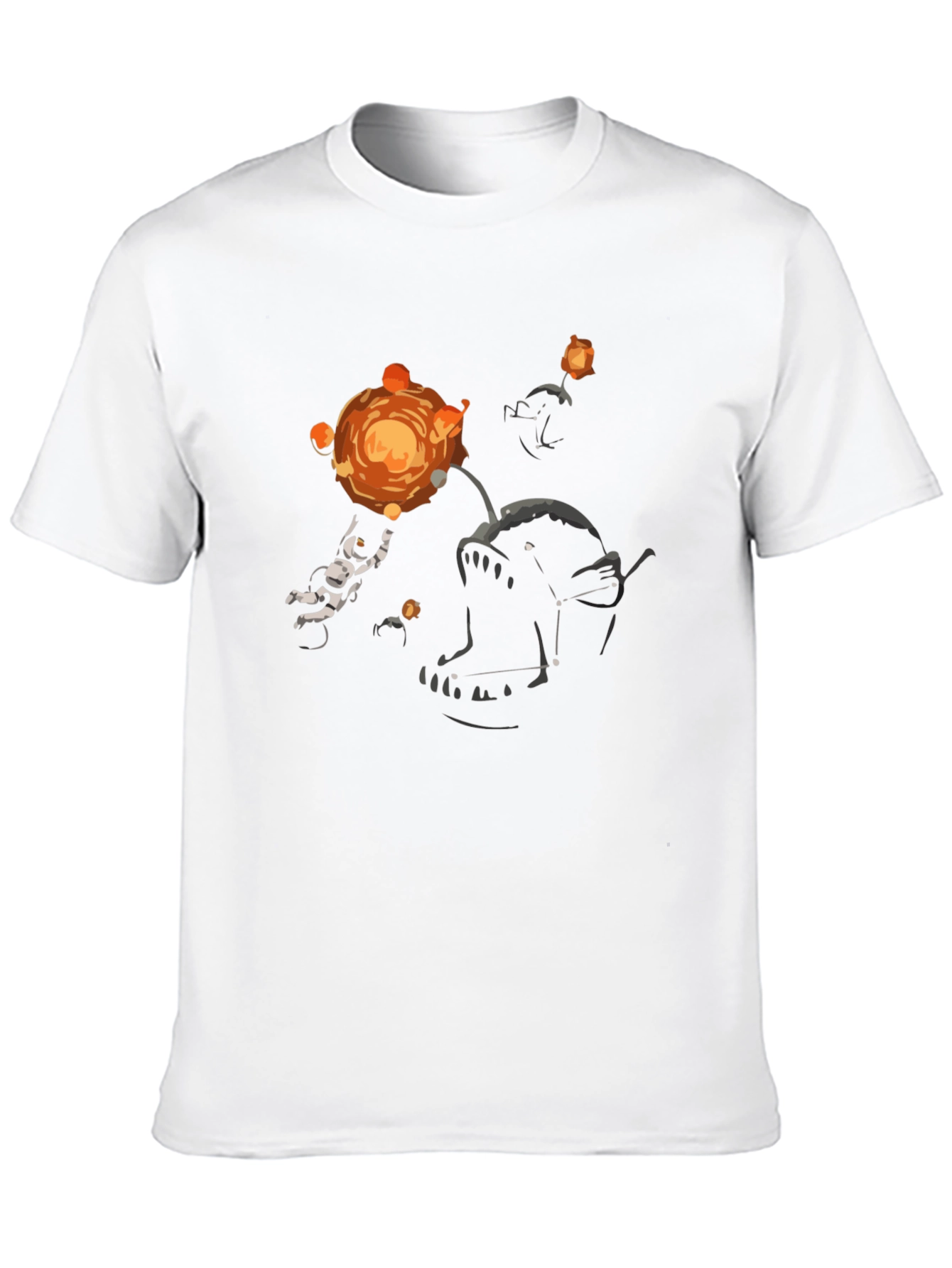 Angler Fish & Astronaut Graphic Tee