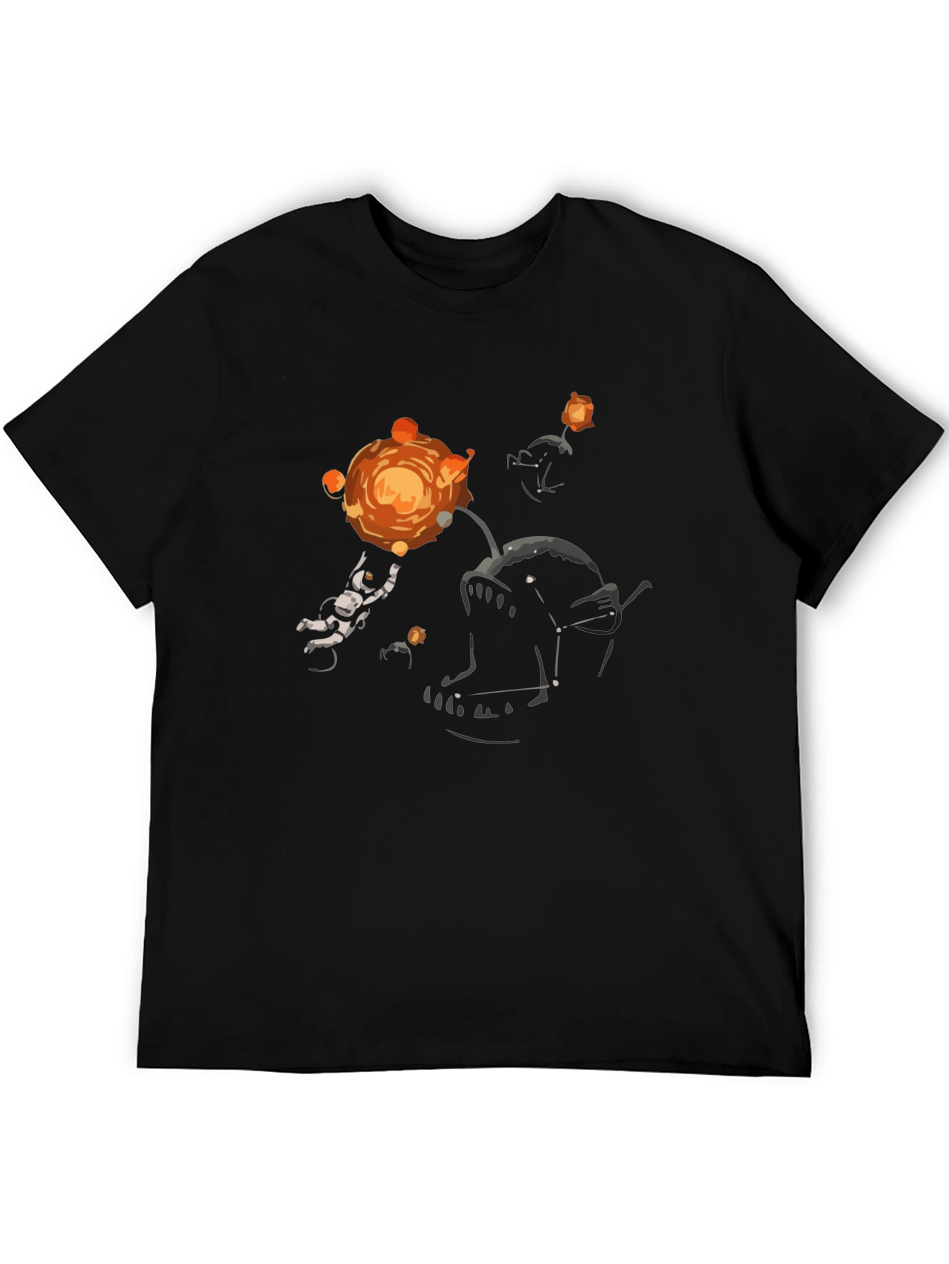 Angler Fish & Astronaut Graphic Tee