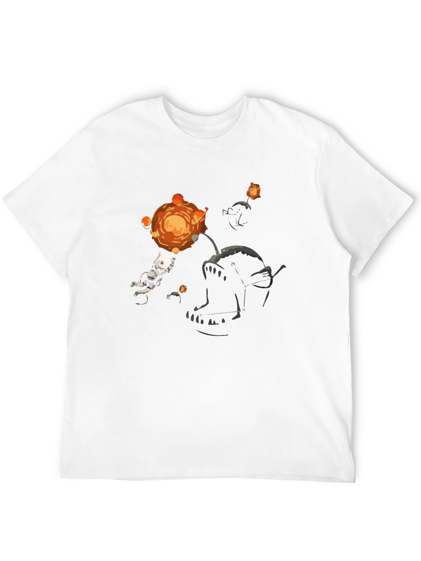 Angler Fish & Astronaut Graphic Tee