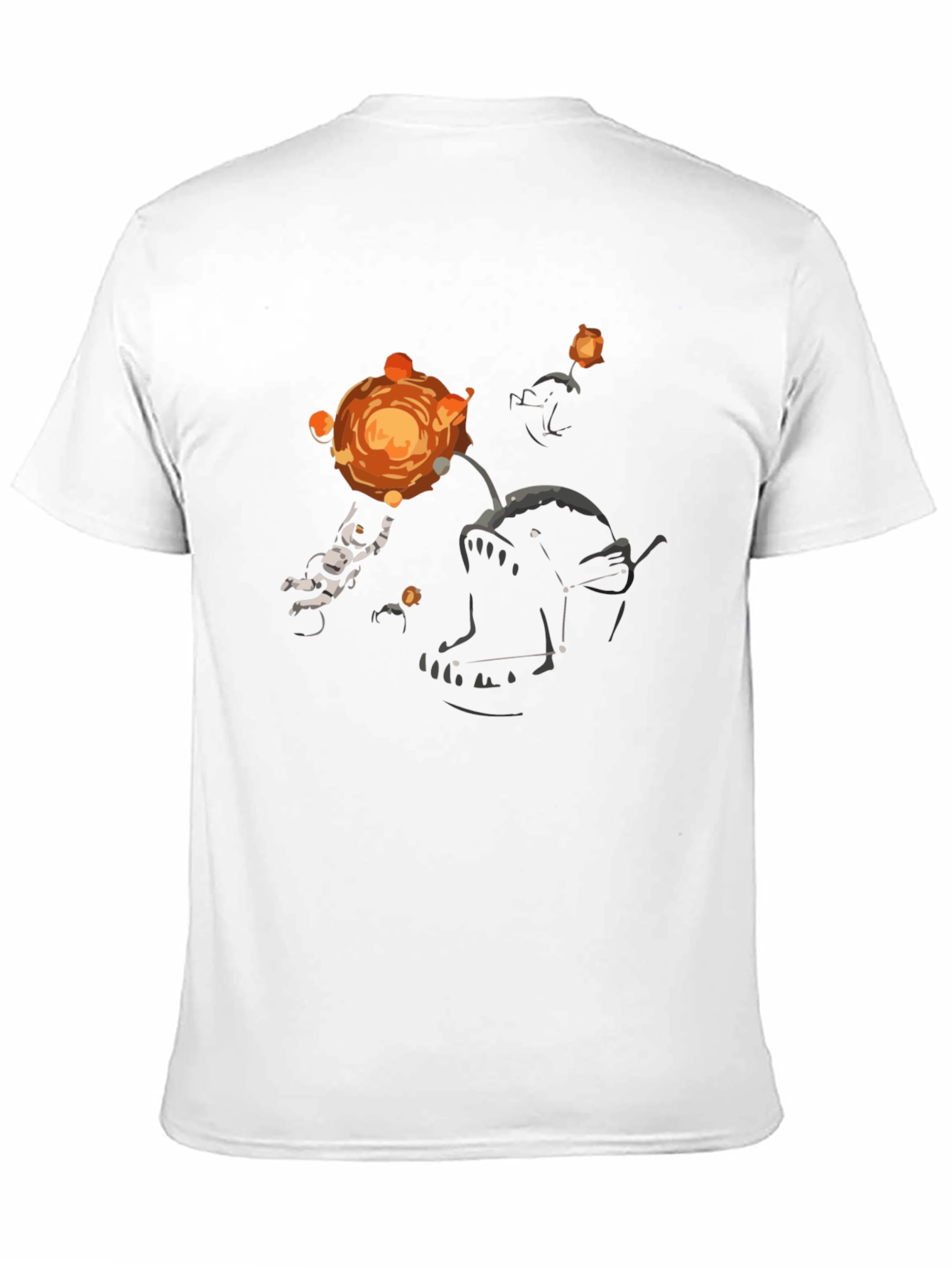 Angler Fish & Astronaut Graphic Tee