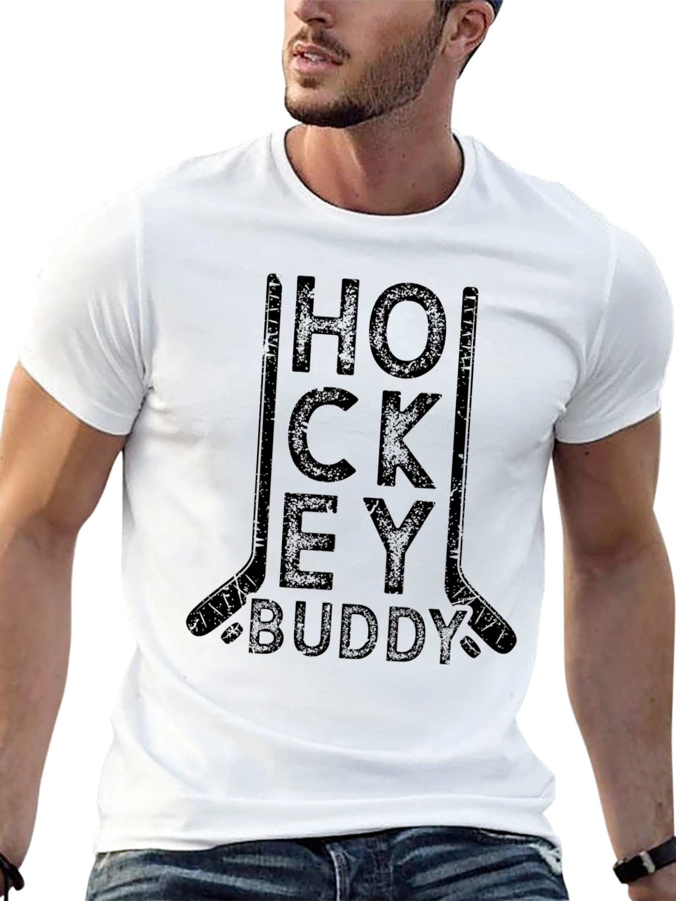 Hockey Buddy Graphic T-Shirt