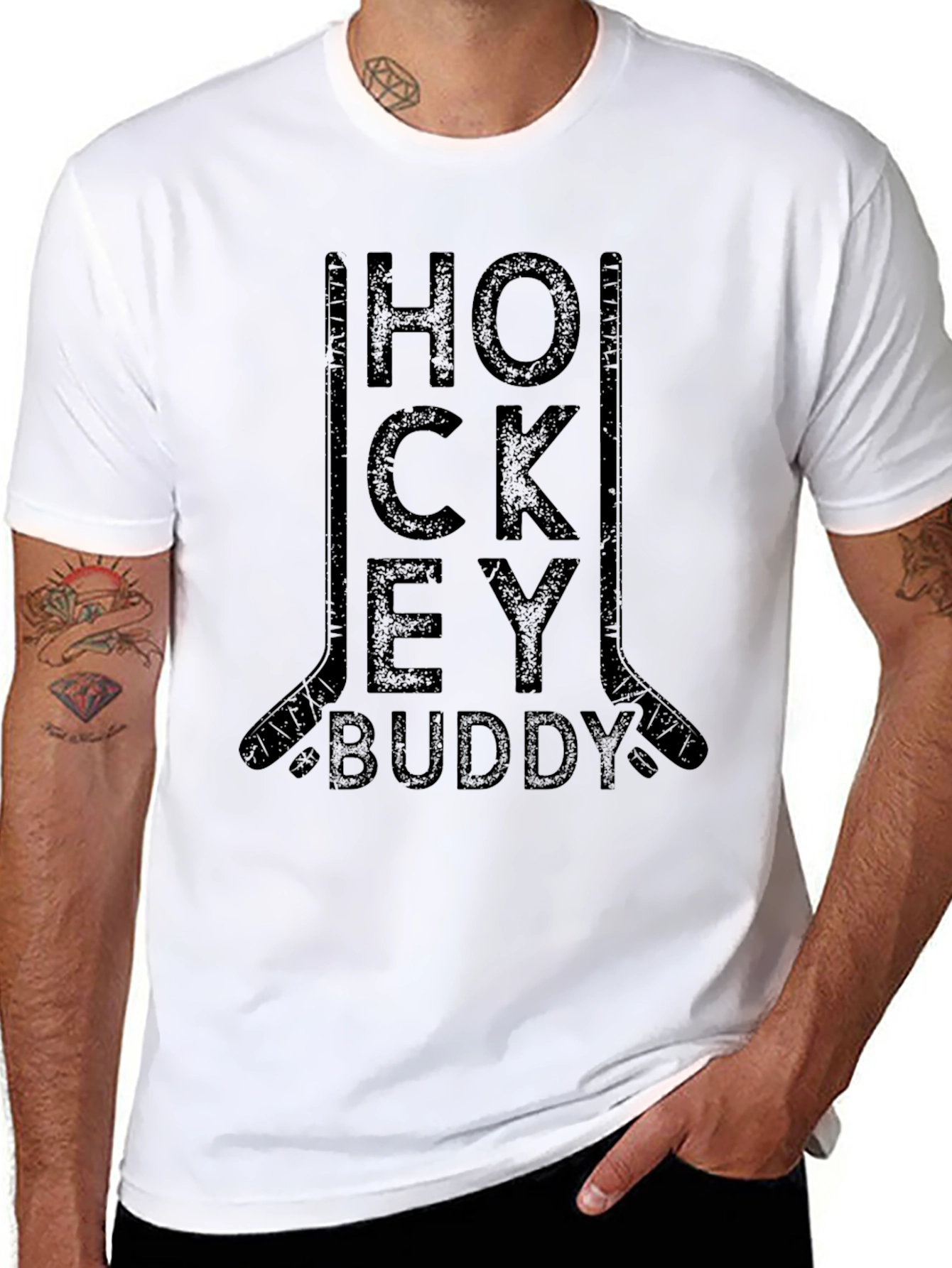 Hockey Buddy Graphic T-Shirt