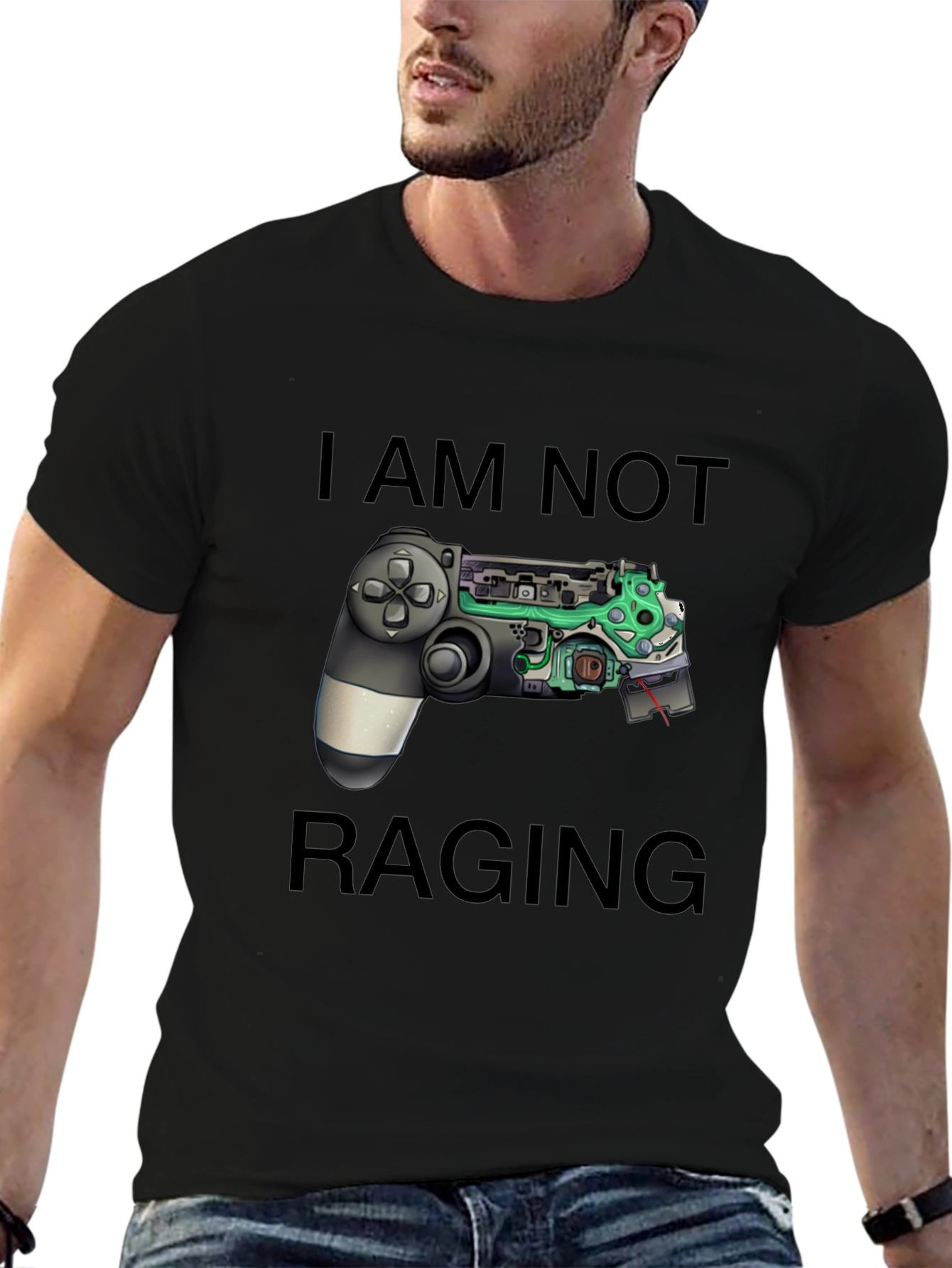 I Am Not Raging Gamer T-Shirt