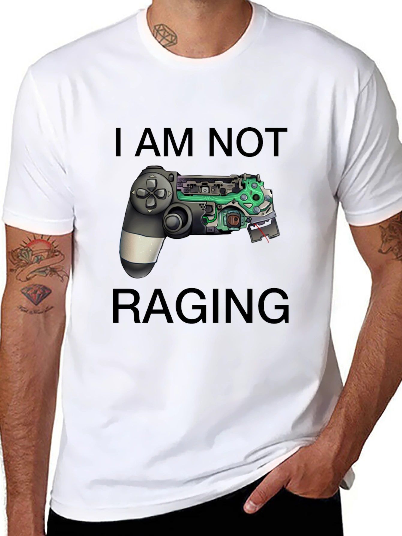 I Am Not Raging Gamer T-Shirt