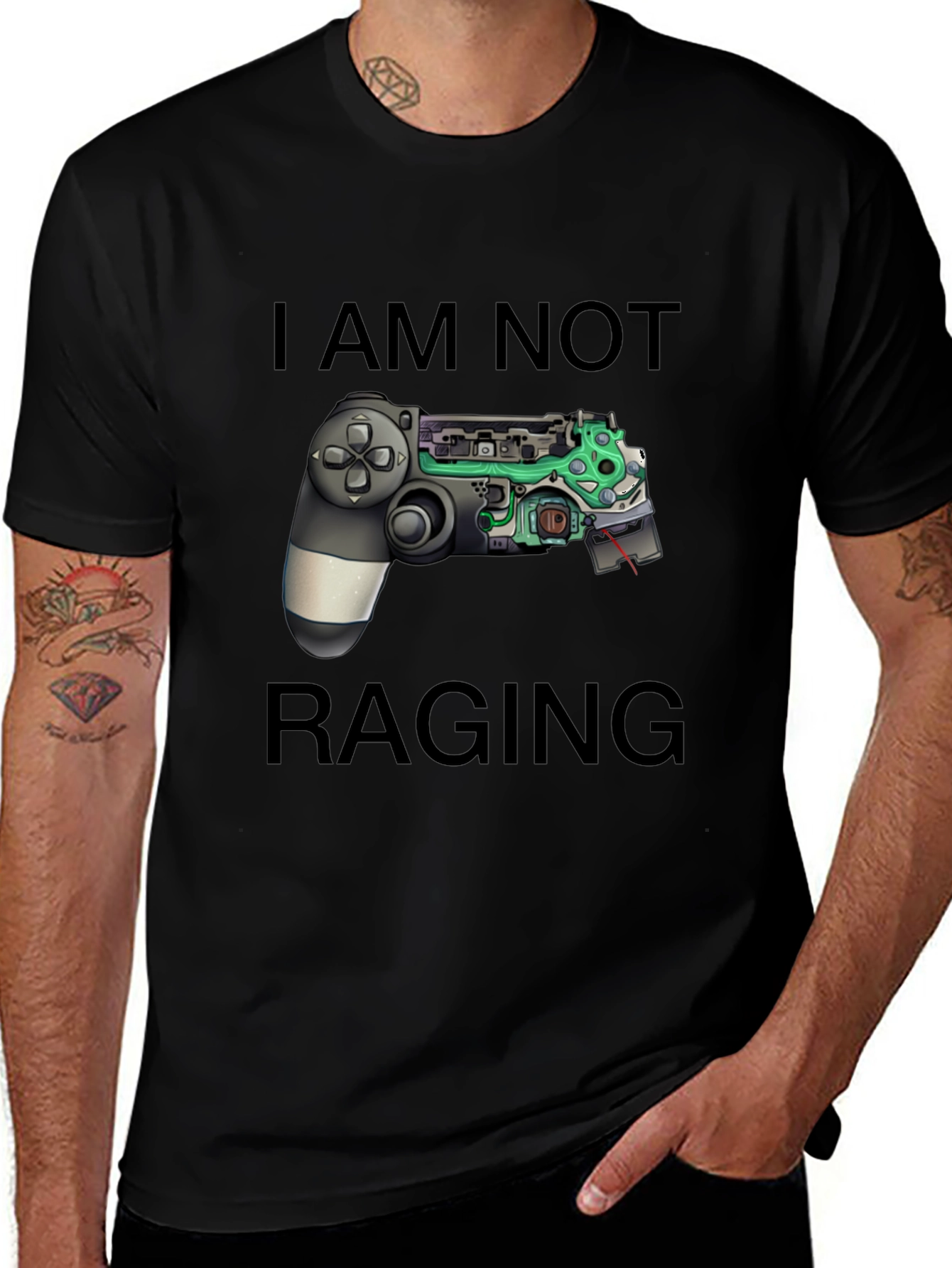 I Am Not Raging Gamer T-Shirt