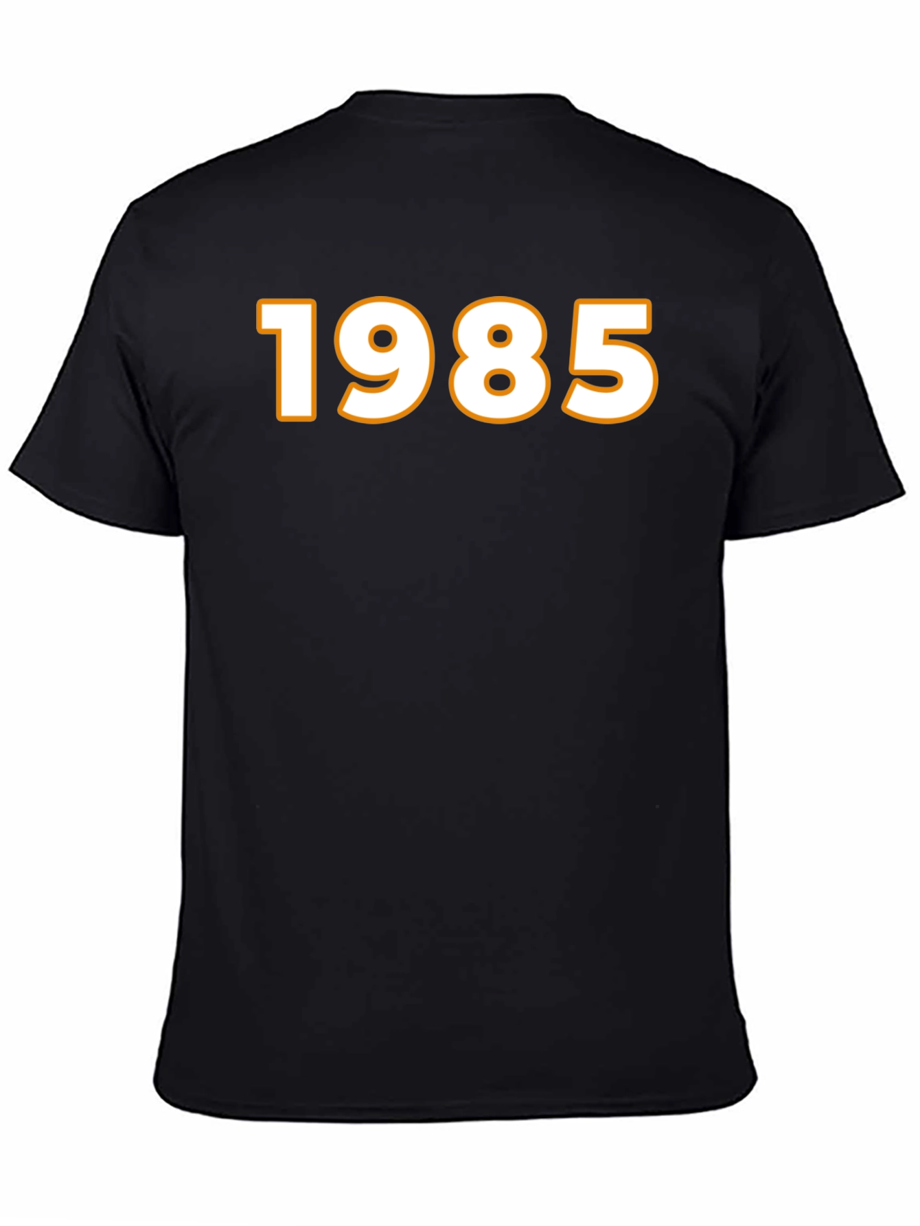 1985 Graphic Tee - Retro Style Black T-Shirt