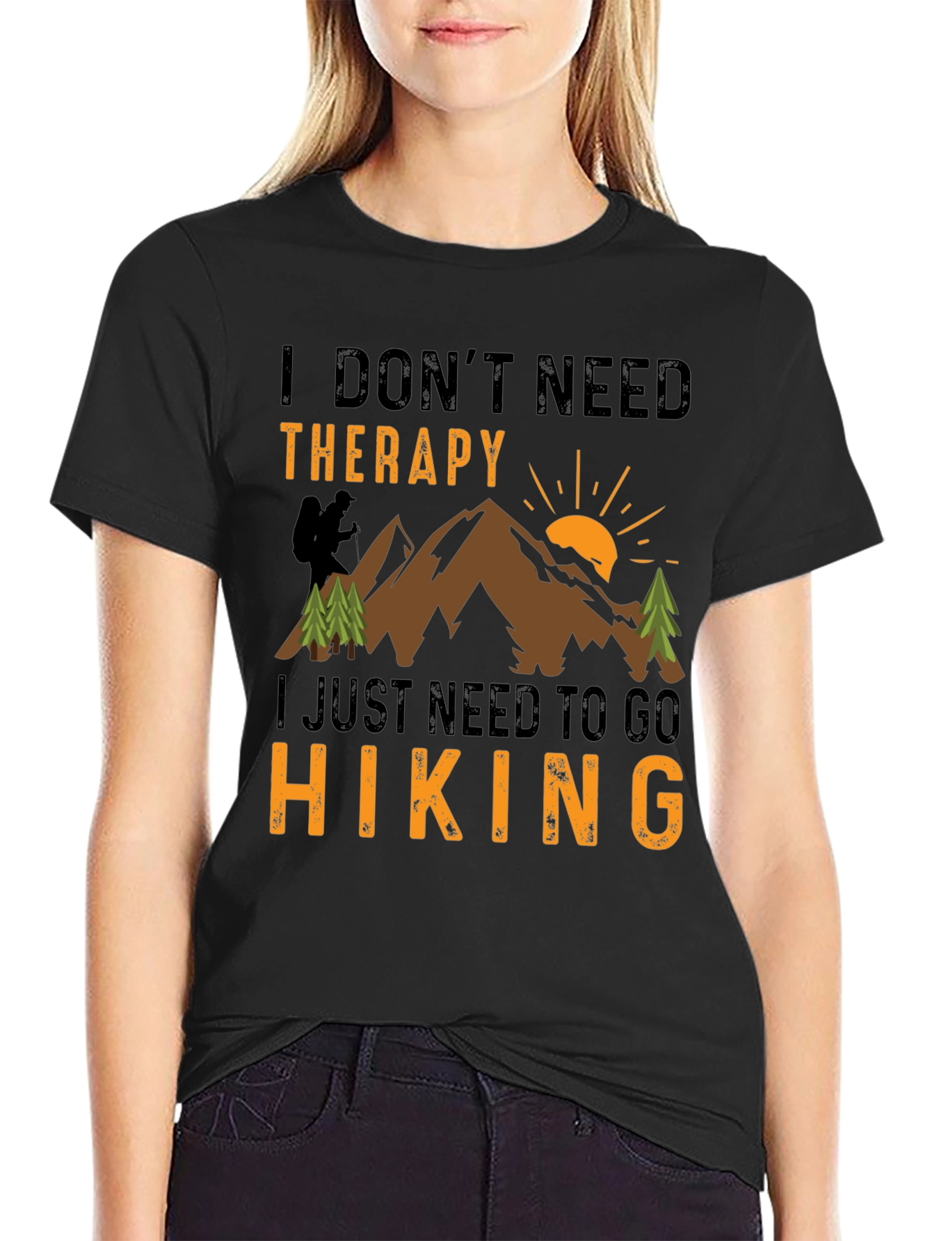 Hiking Therapy T-Shirt | Nature Lover Tee