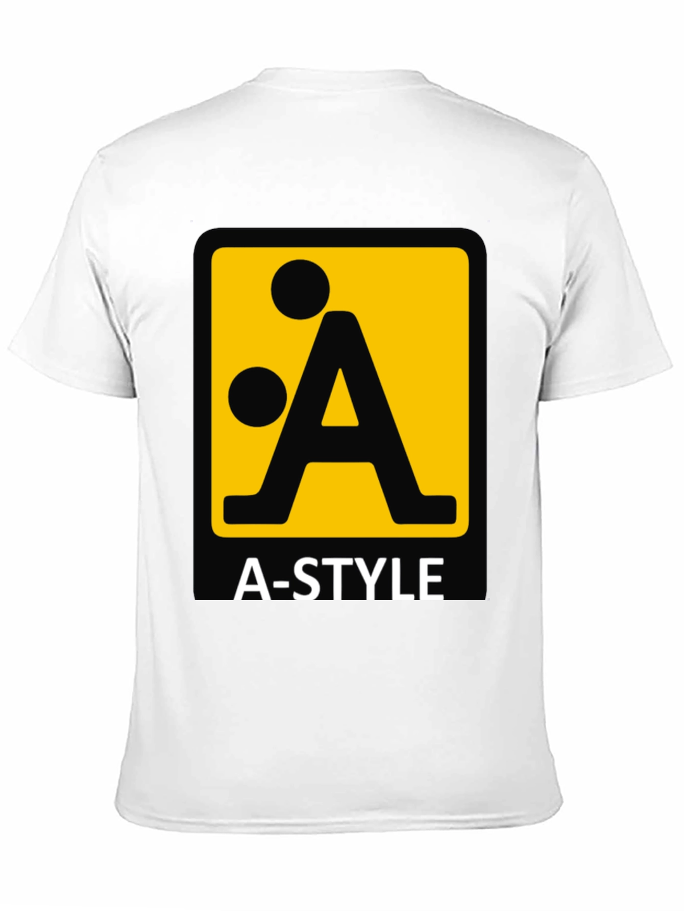A-Style Logo Graphic Black T-Shirt