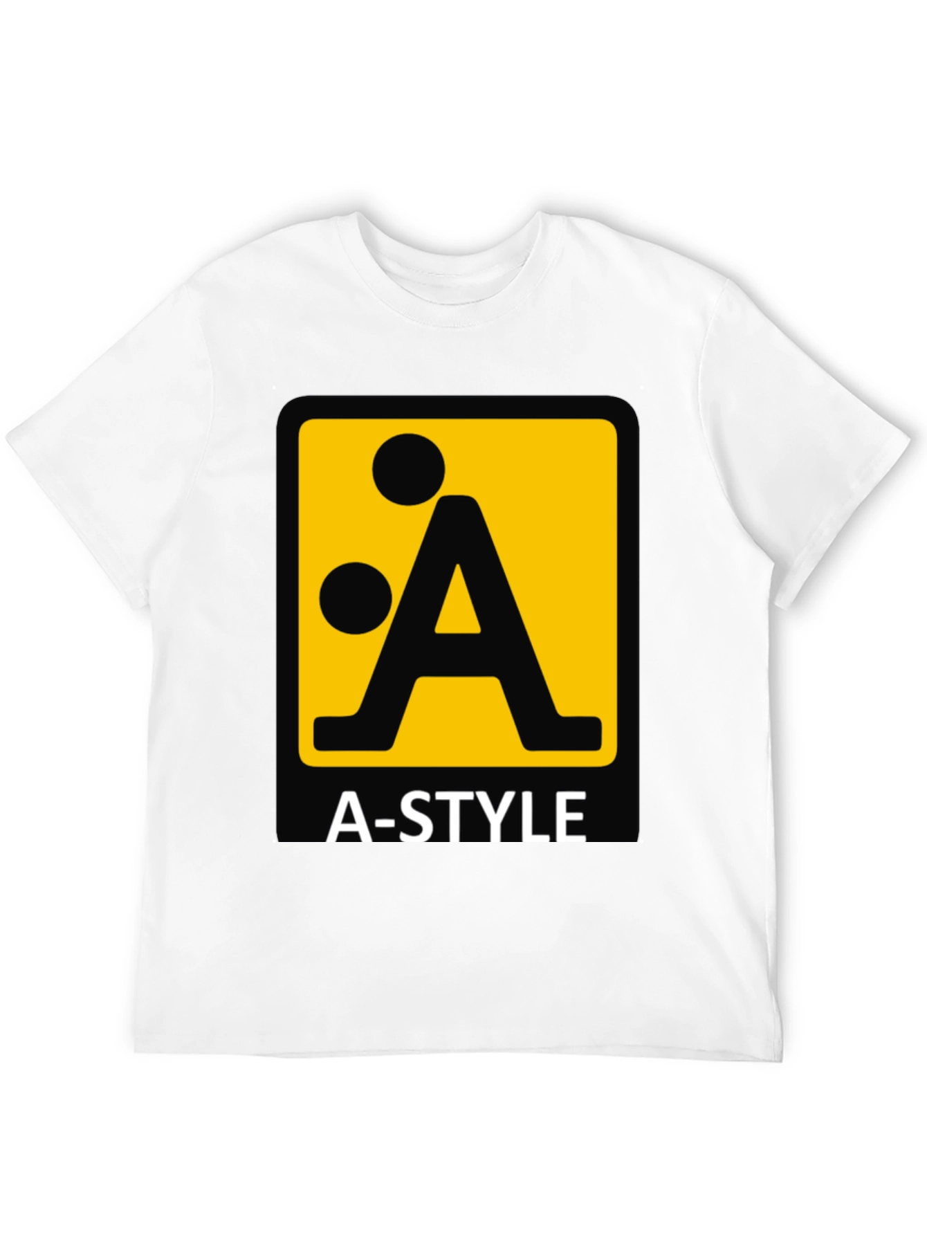 A-Style Logo Graphic Black T-Shirt