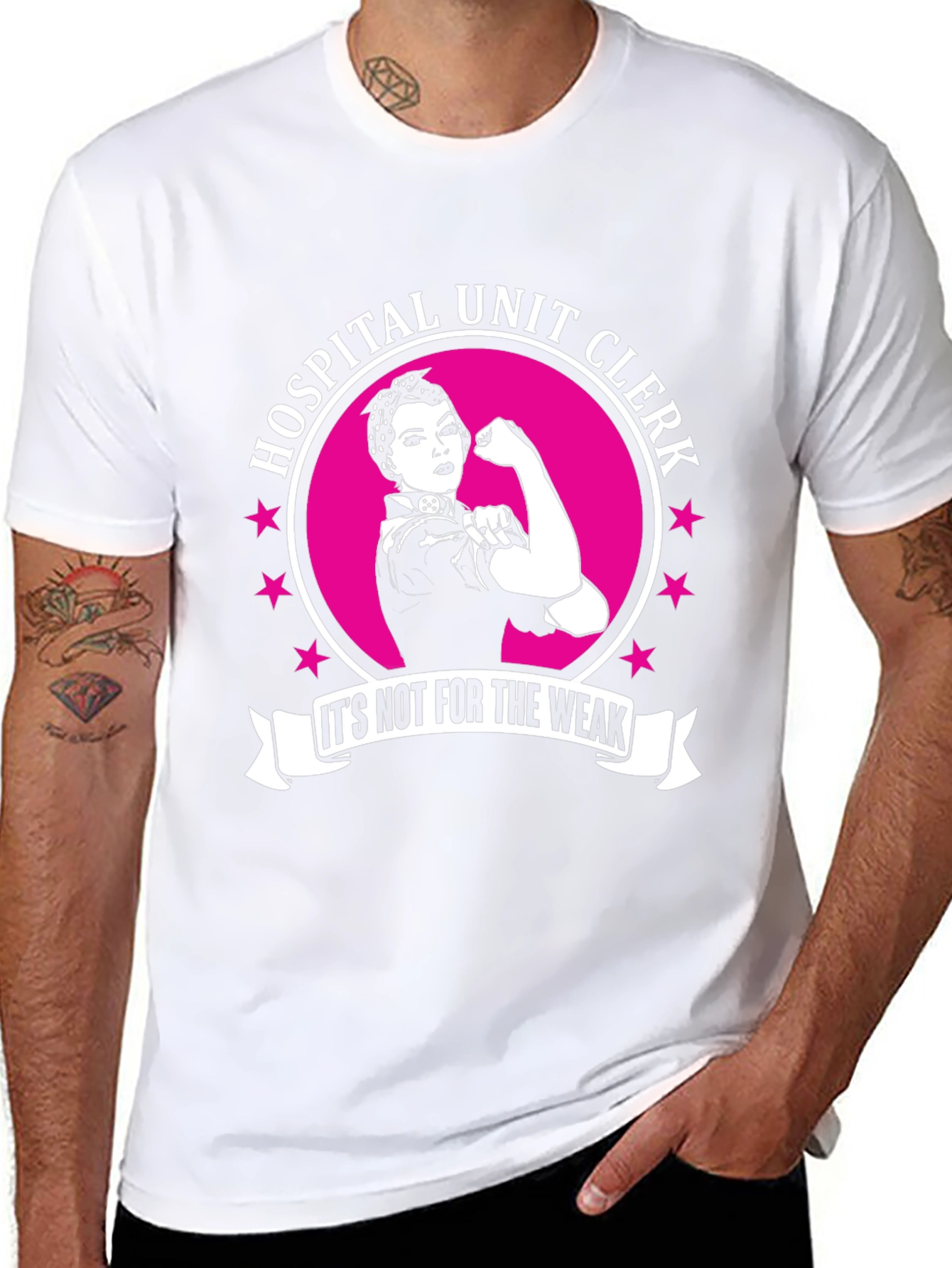 Hospital Unit Clerk T-Shirt - For the Strong