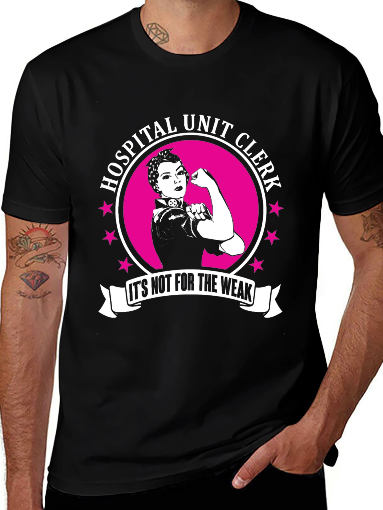 Hospital Unit Clerk T-Shirt - For the Strong