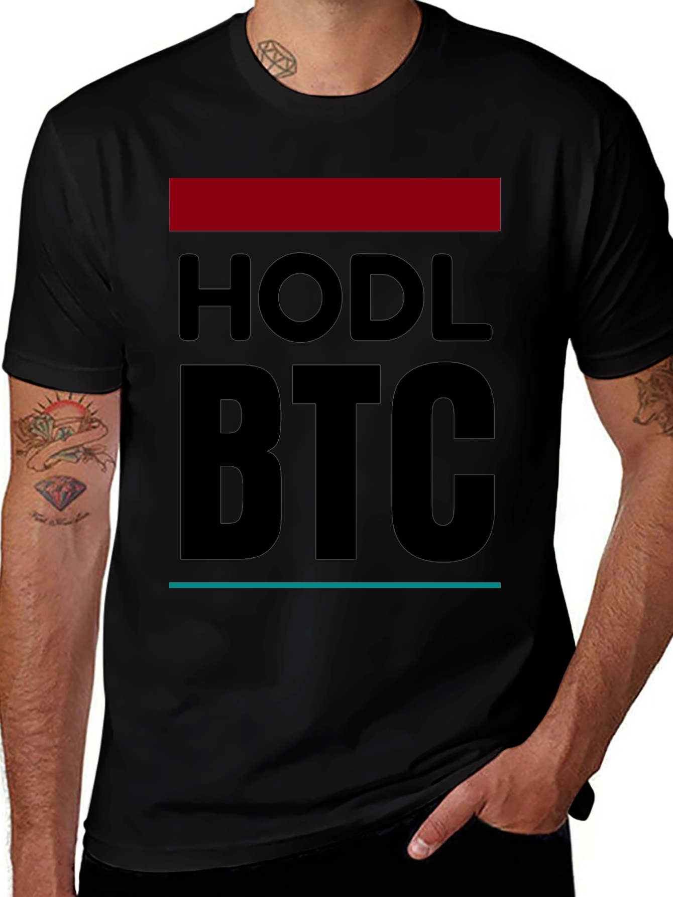 HODL BTC Graphic Tee - Crypto Enthusiast T-Shirt