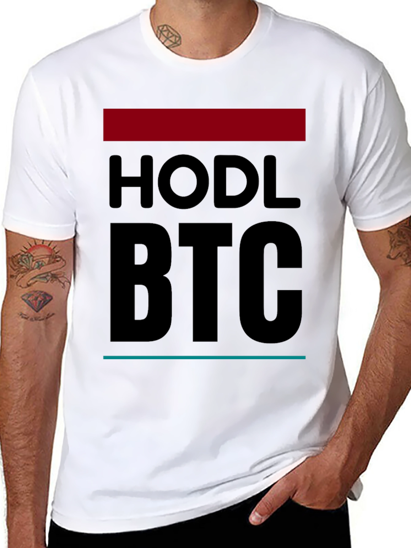 HODL BTC Graphic Tee - Crypto Enthusiast T-Shirt