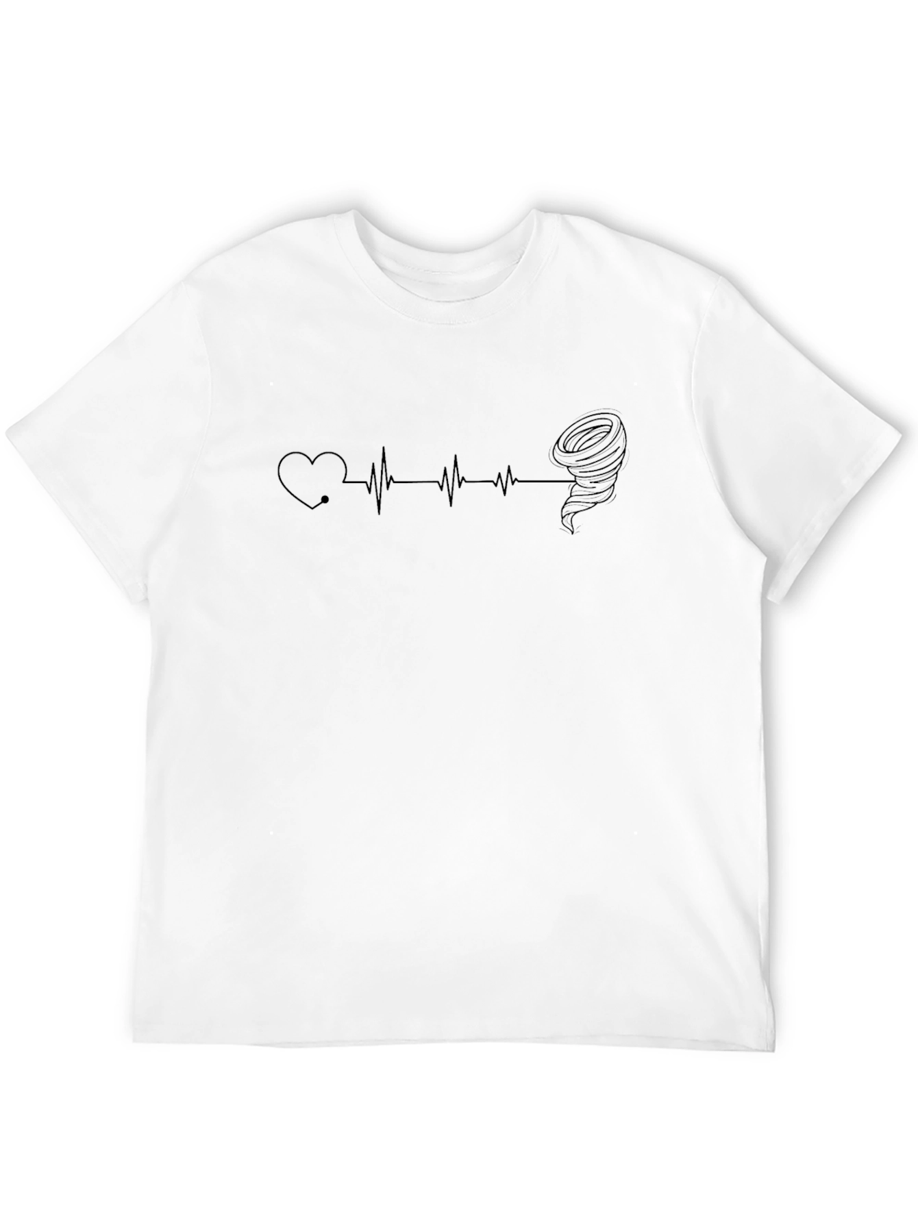 Heartbeat Tornado T-Shirt - Weather Lover Tee