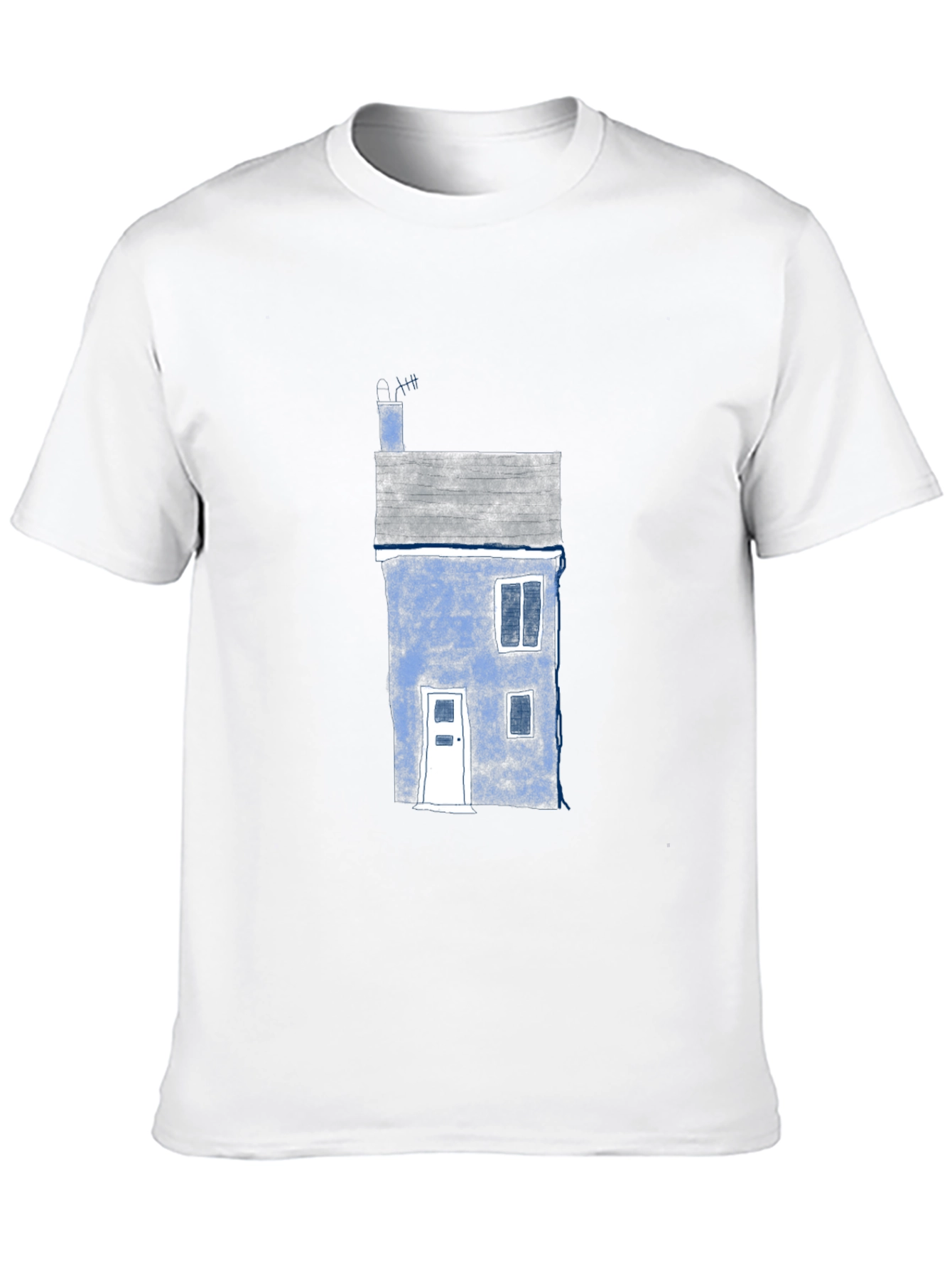 House Graphic Black T-Shirt