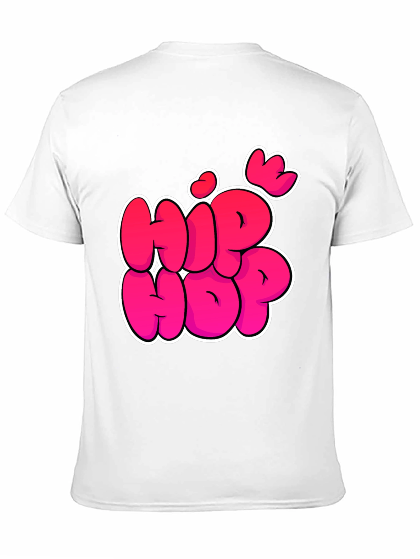 Hip Hop Graphic Black T-Shirt