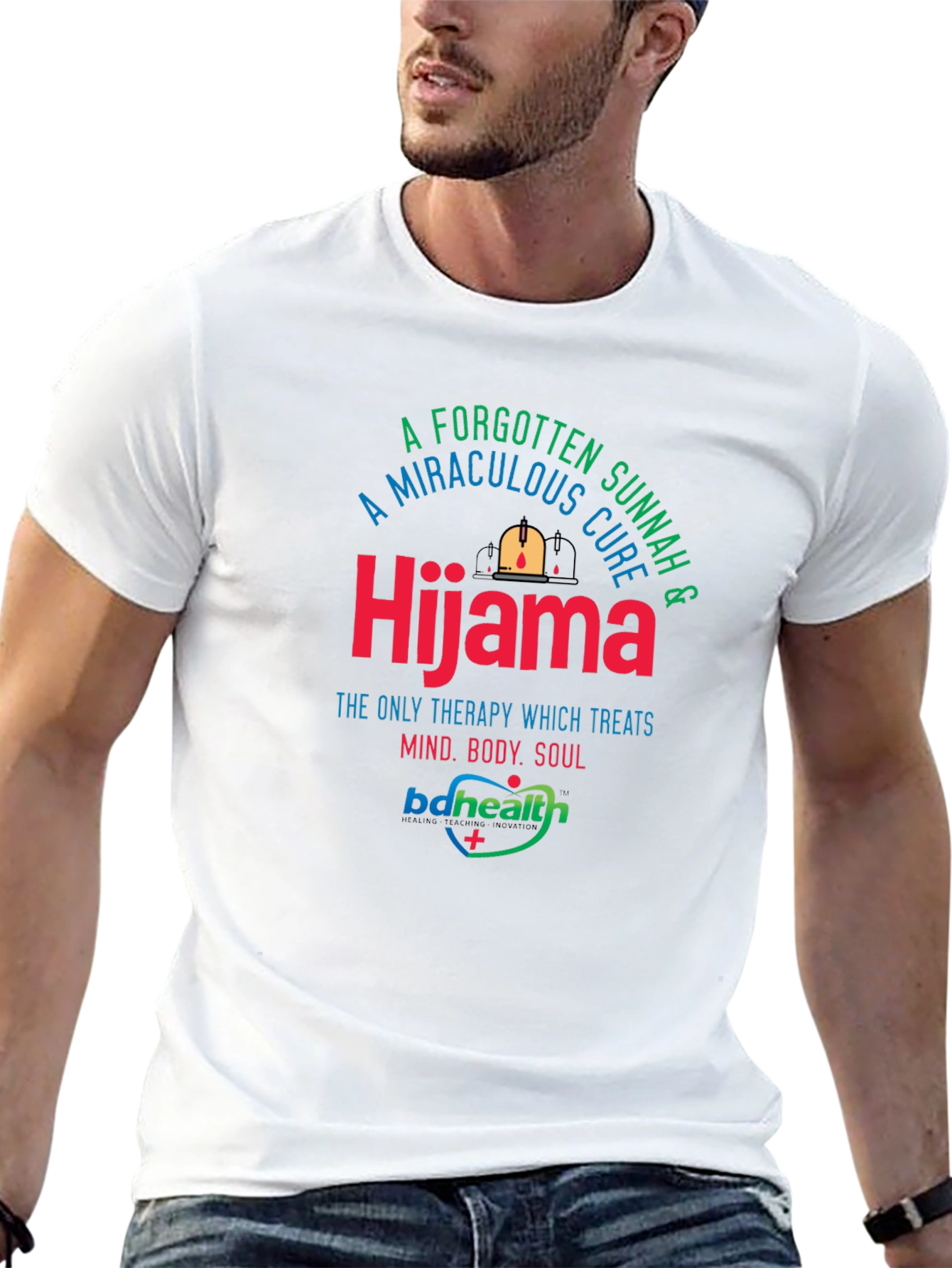 Hijama Therapy Black T-Shirt
