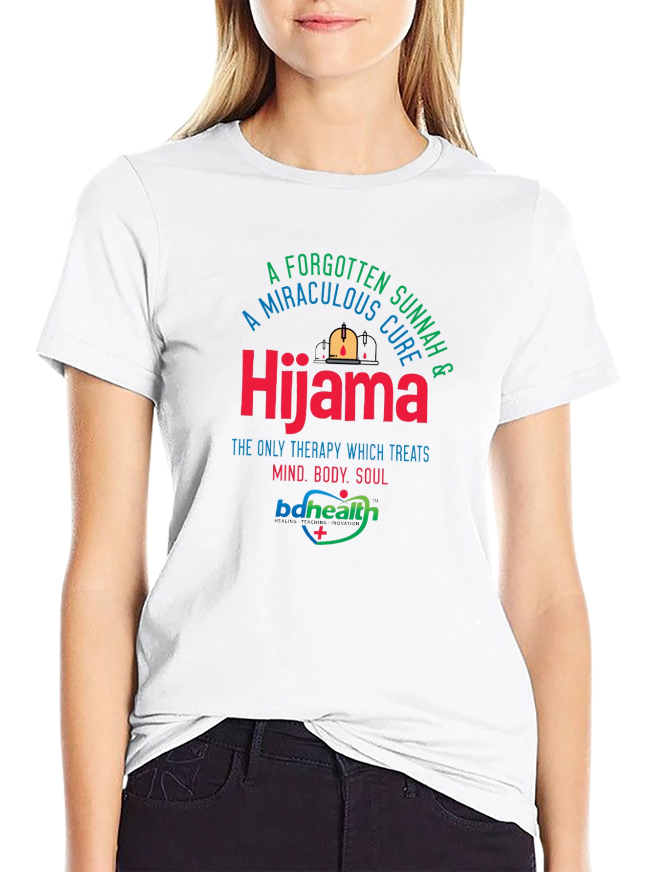 Hijama Therapy Black T-Shirt