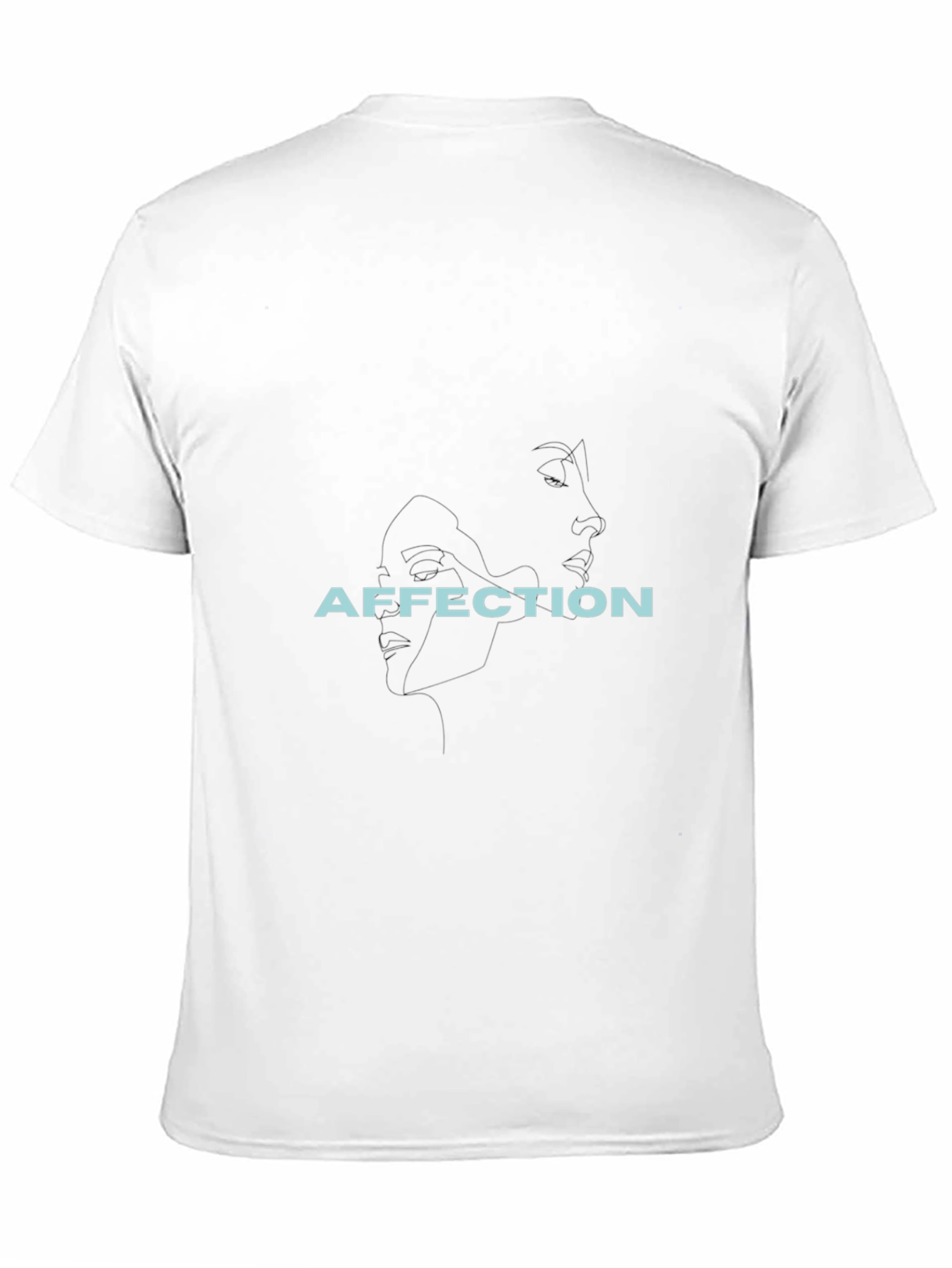 Affection Graphic Tee - Black Casual T-Shirt