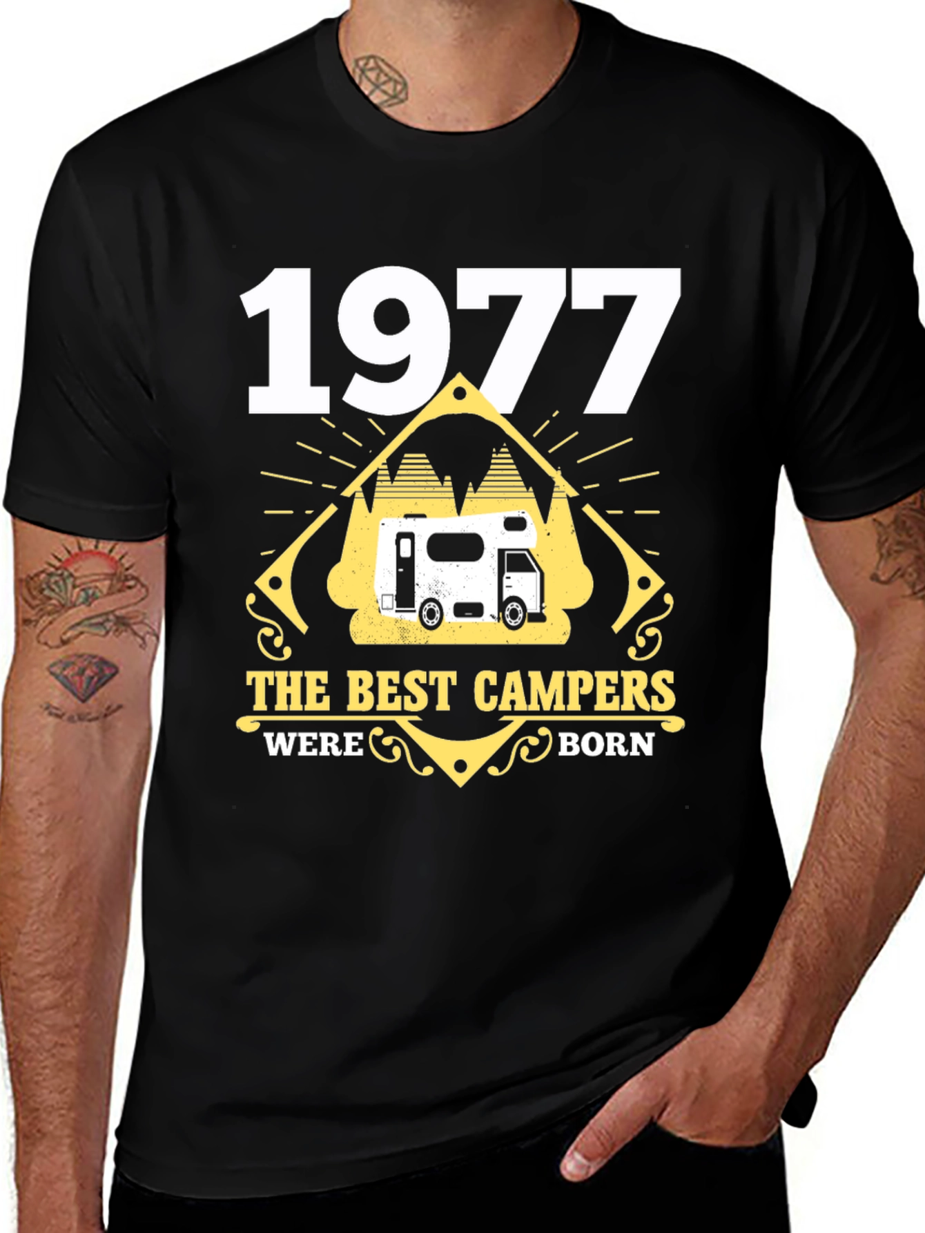 1977 The Best Campers Were Born T-Shirt