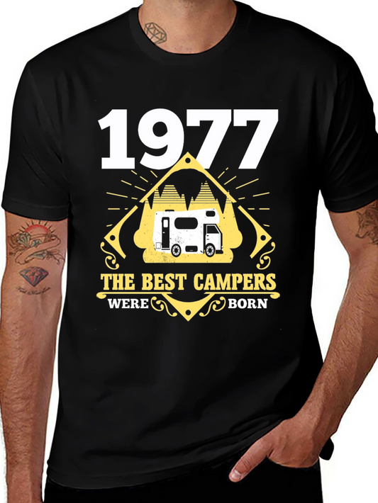 1977 The Best Campers Were Born T-Shirt