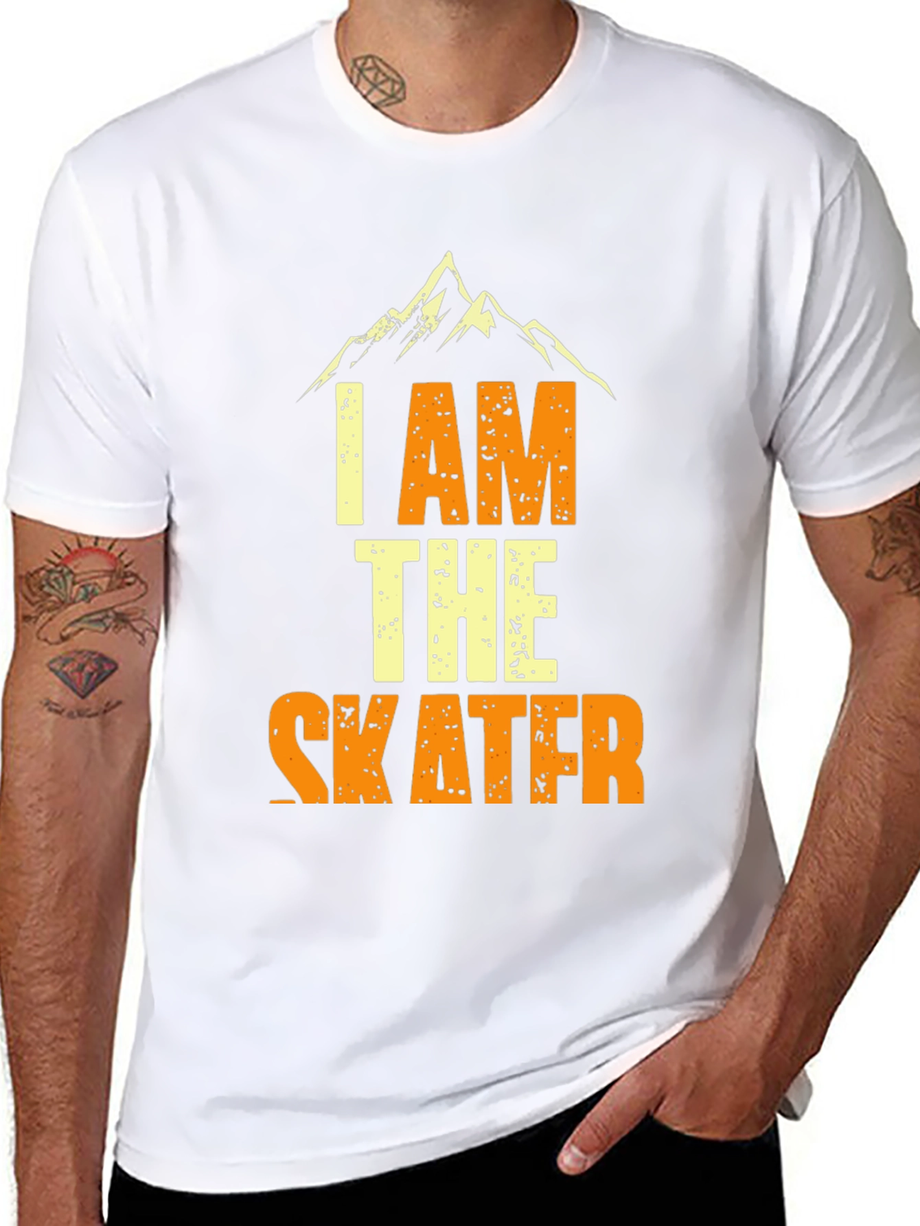 I am the Skater T-Shirt - Mountain Graphic Tee