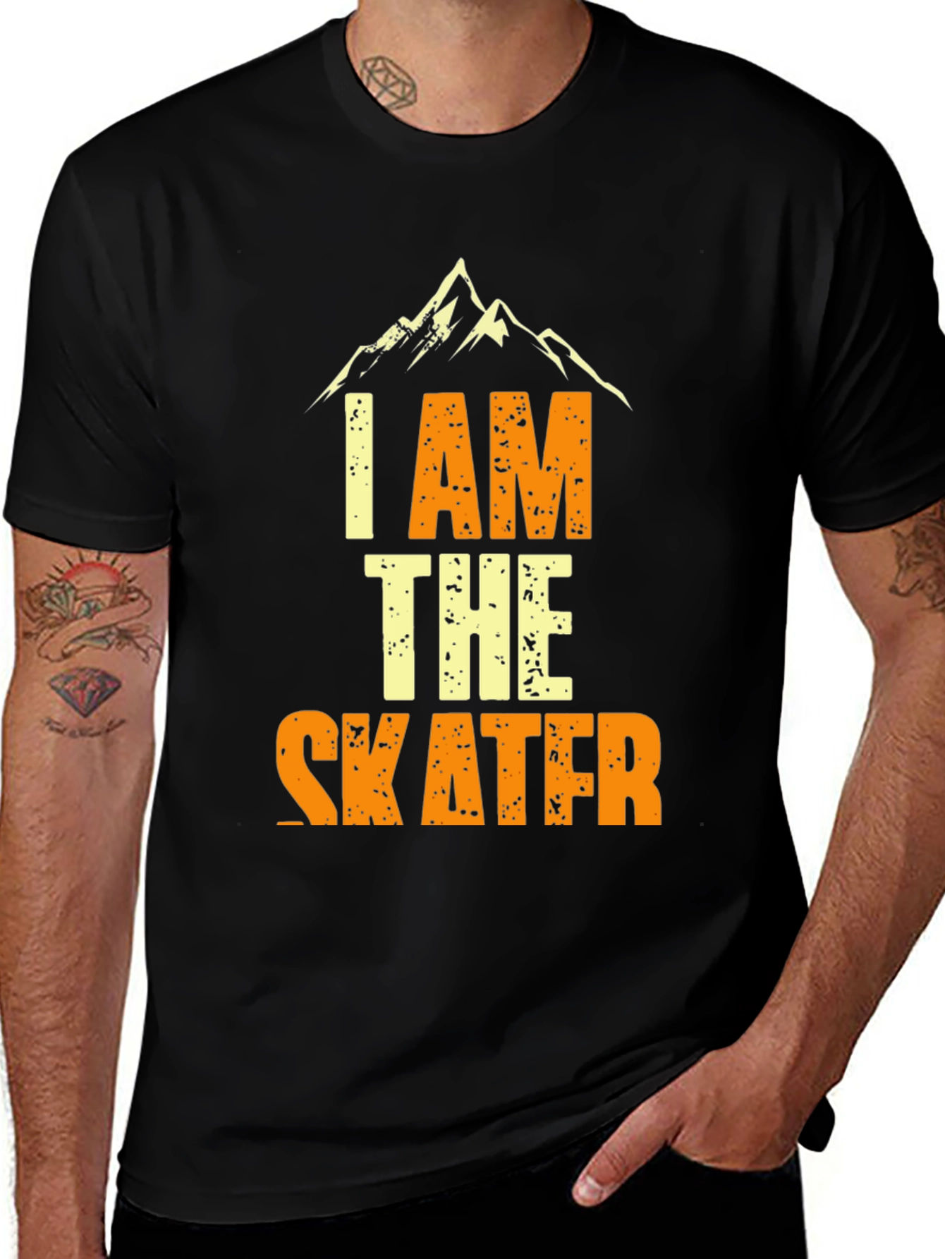 I am the Skater T-Shirt - Mountain Graphic Tee