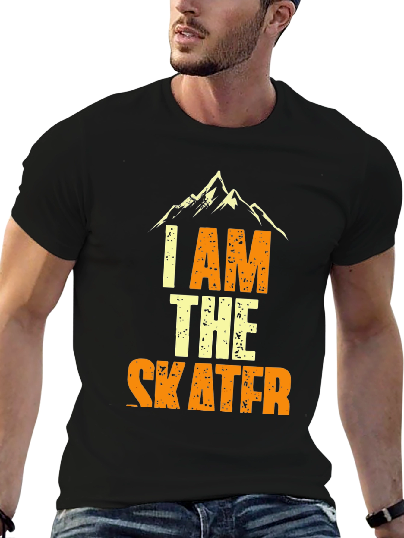 I am the Skater T-Shirt - Mountain Graphic Tee