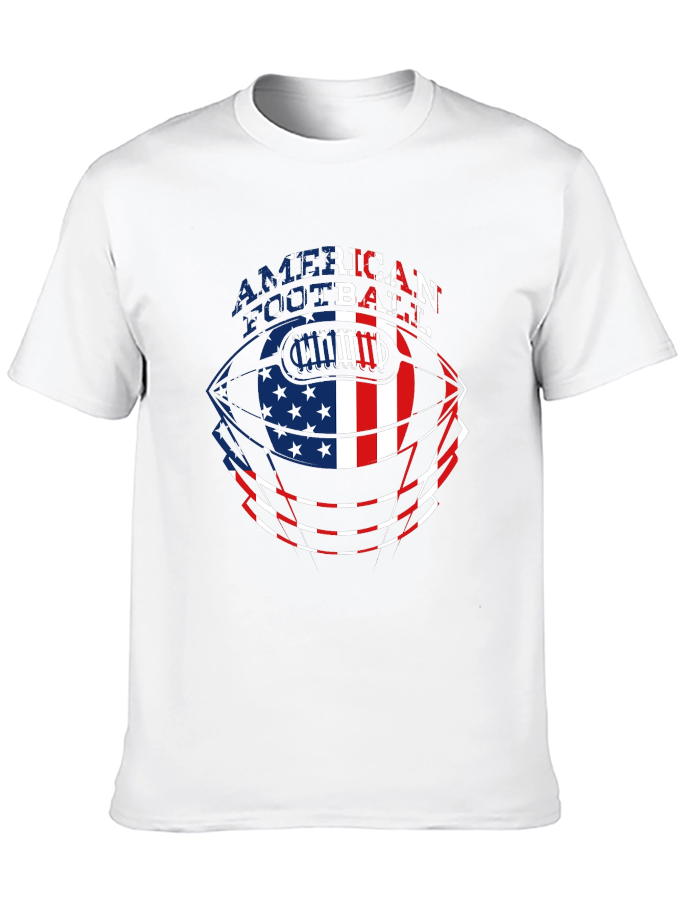 American Football USA Flag T-Shirt