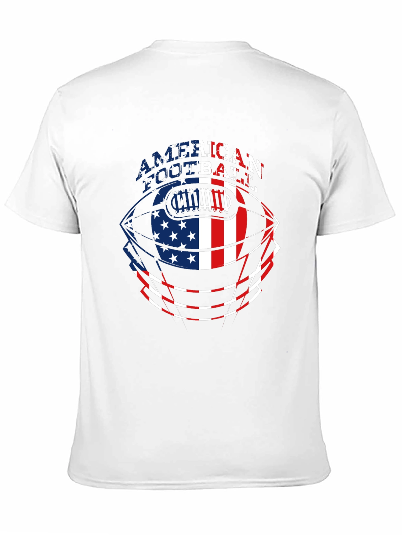 American Football USA Flag T-Shirt