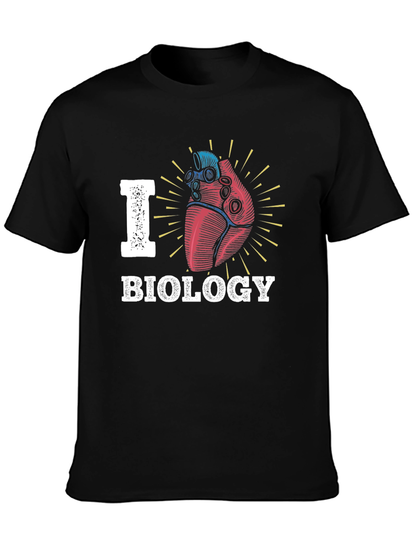 I Heart Biology Graphic Tee - Science Lover Shirt