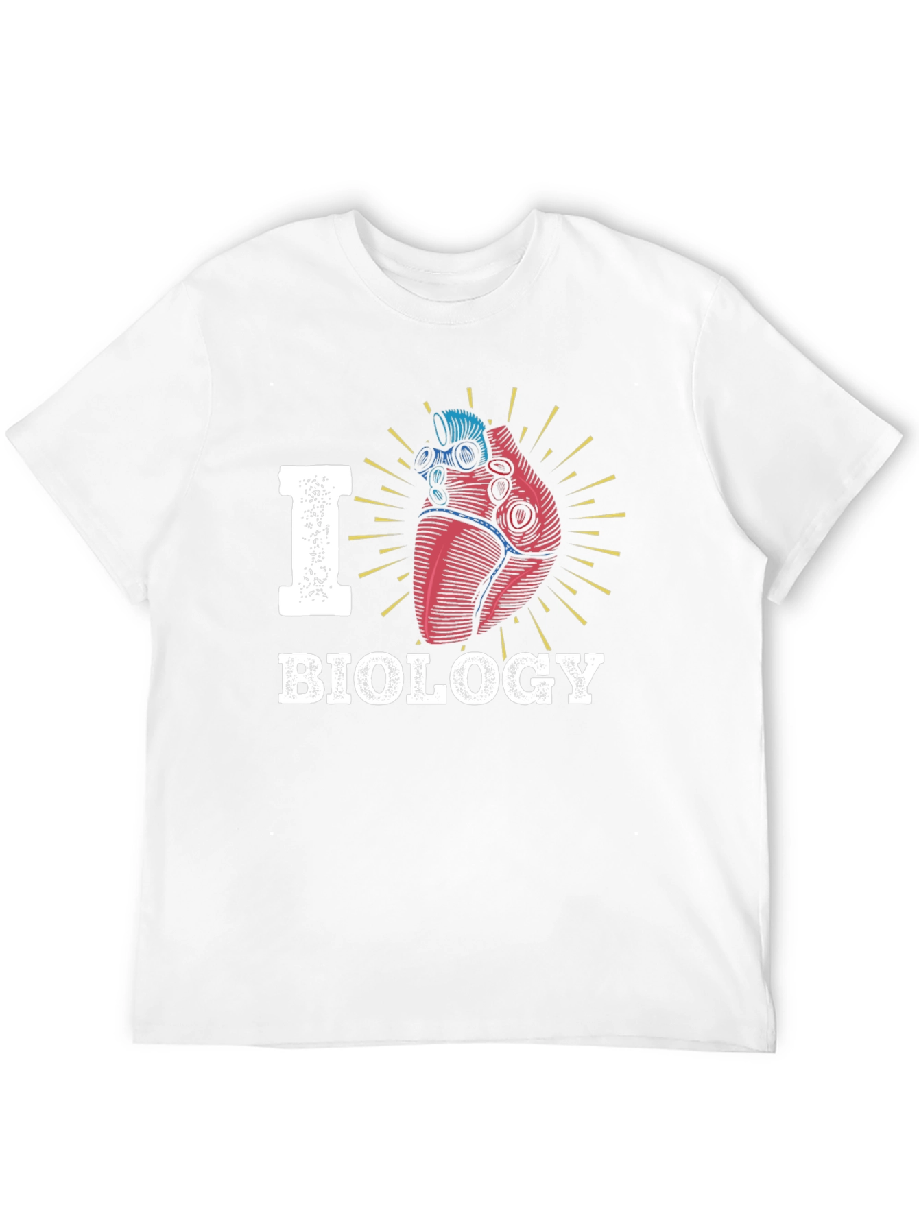 I Heart Biology Graphic Tee - Science Lover Shirt