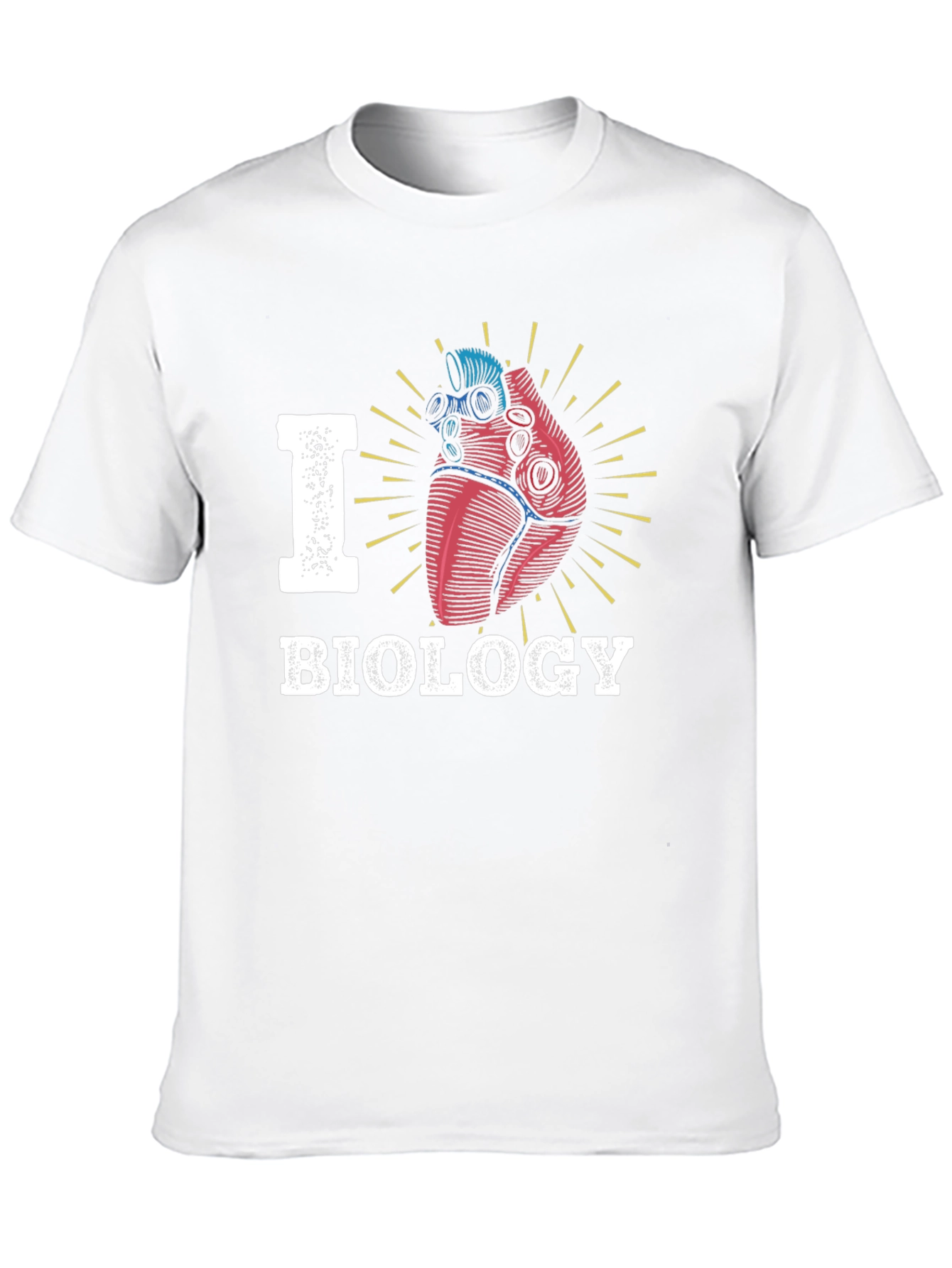 I Heart Biology Graphic Tee - Science Lover Shirt