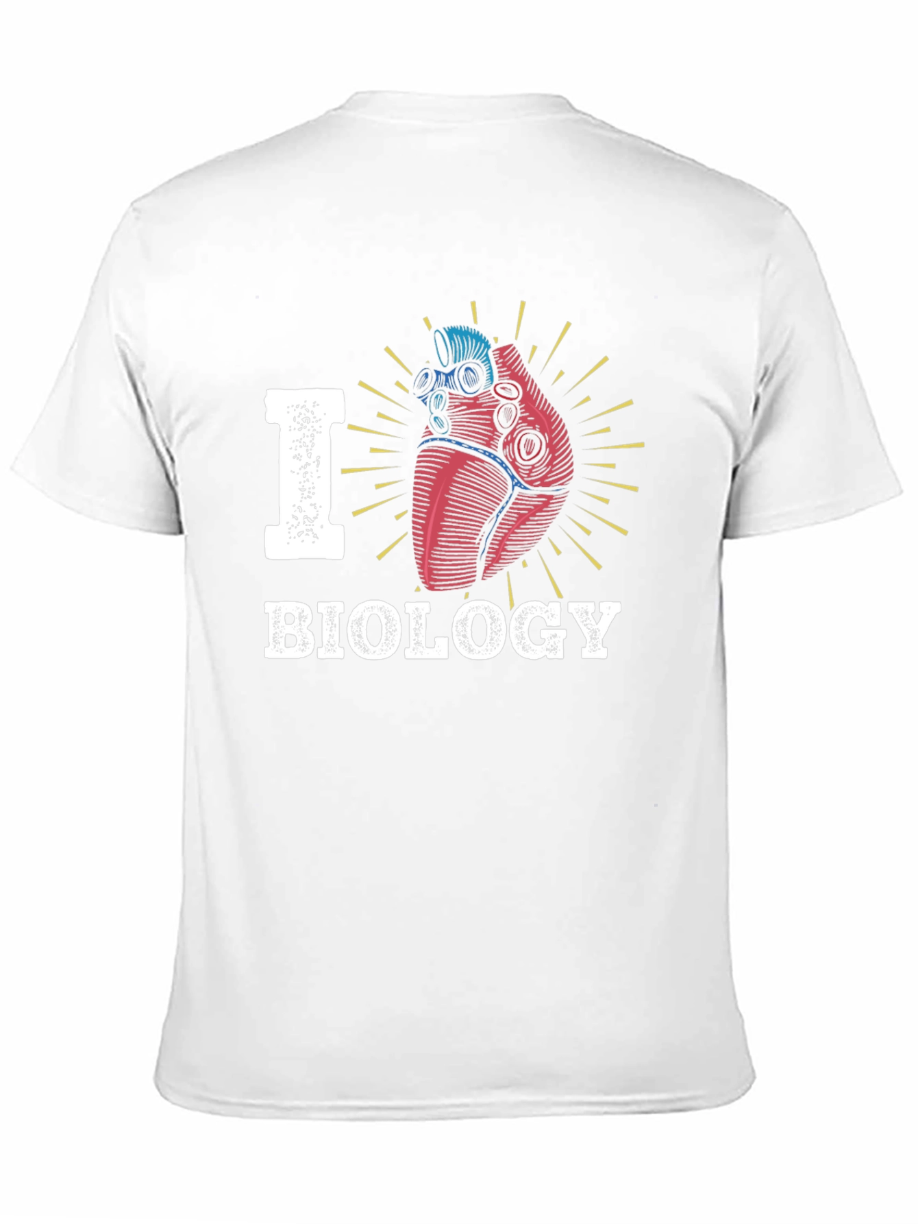 I Heart Biology Graphic Tee - Science Lover Shirt