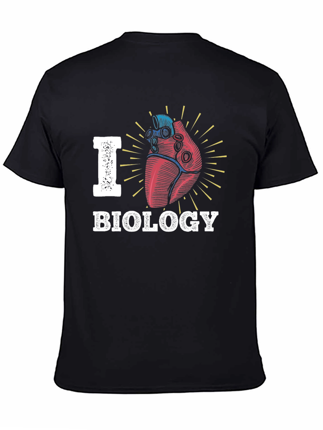 I Heart Biology Graphic Tee - Science Lover Shirt