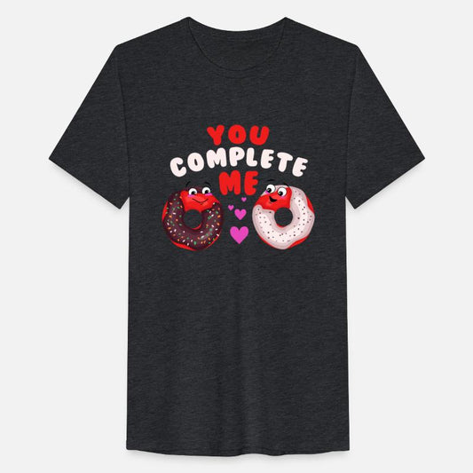 You complete me! Love donut couple Valentine's Day