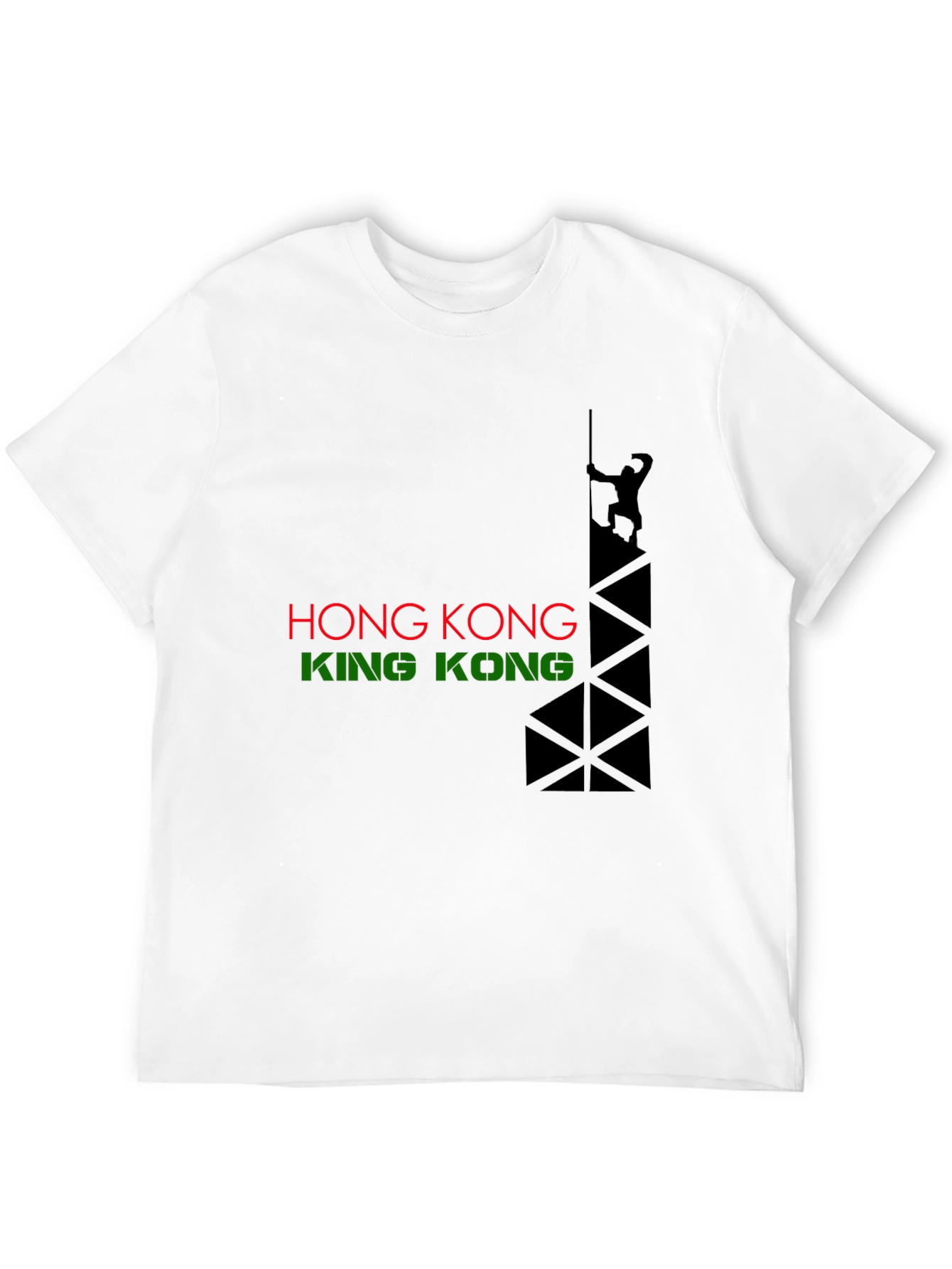 Hong Kong vs King Kong Graphic Tee - Black