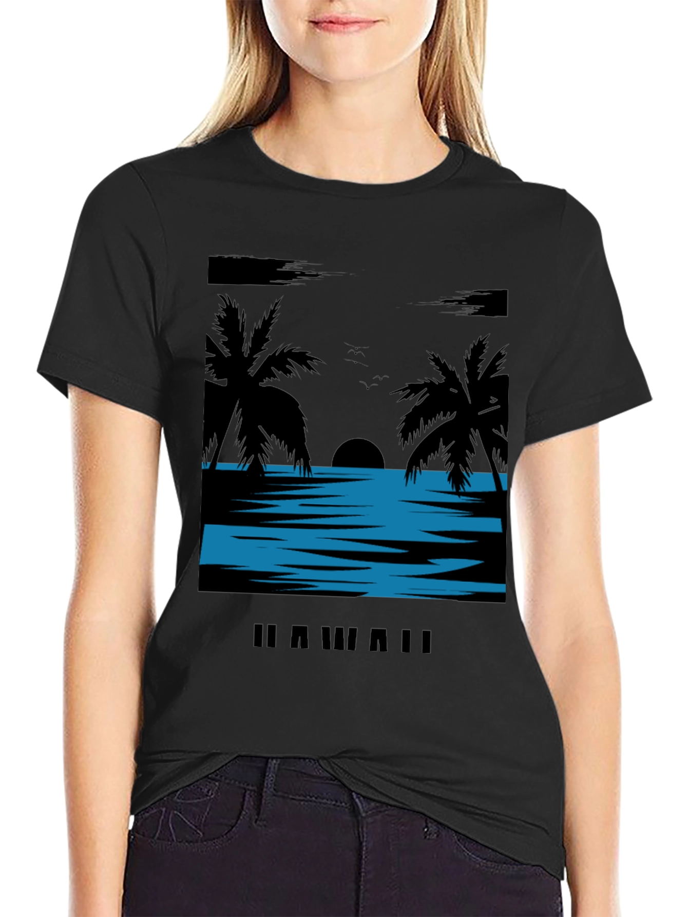 Hawaii Sunset T-Shirt - Island Vibes Graphic Tee