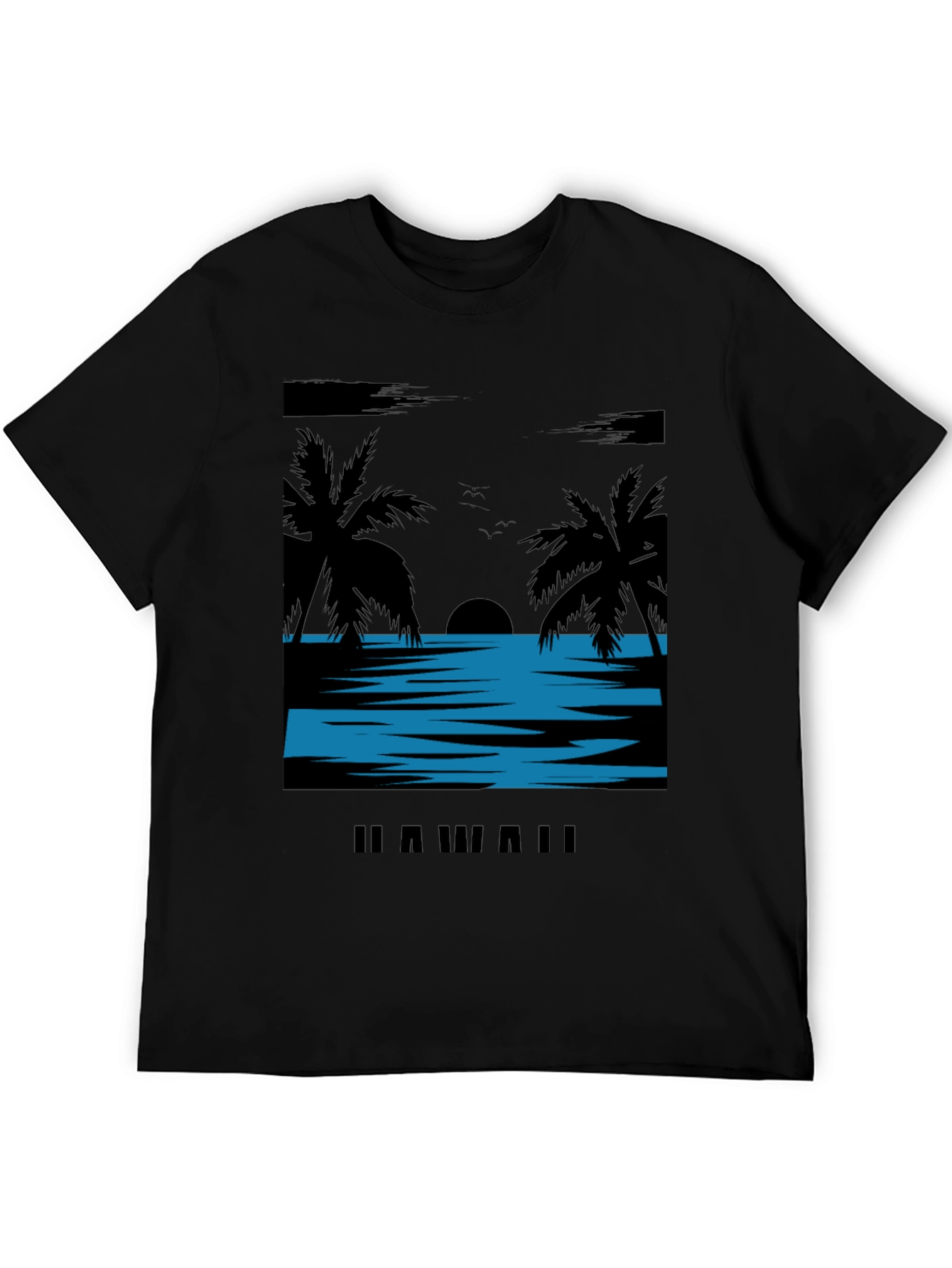 Hawaii Sunset T-Shirt - Island Vibes Graphic Tee
