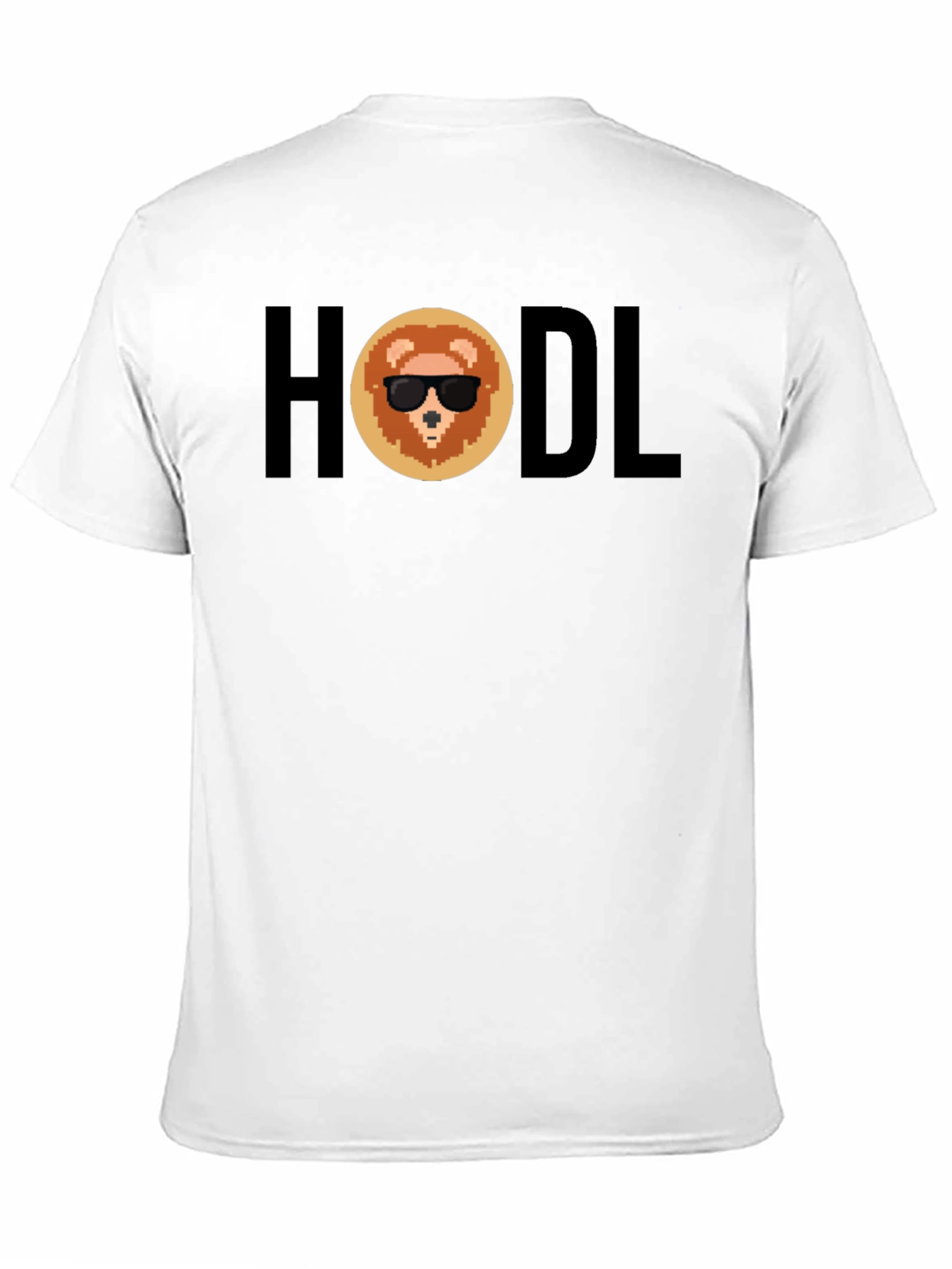 HODL Crypto Lion Black T-Shirt