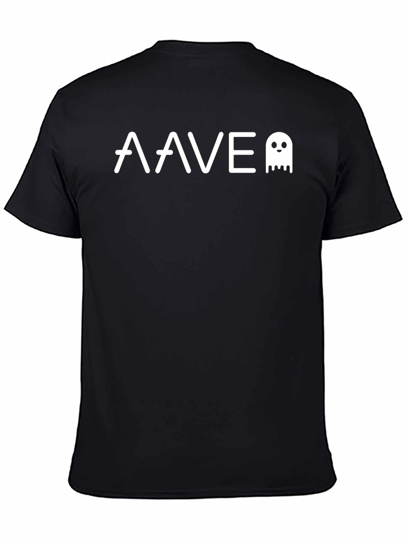 AAVE Crypto Black T-Shirt
