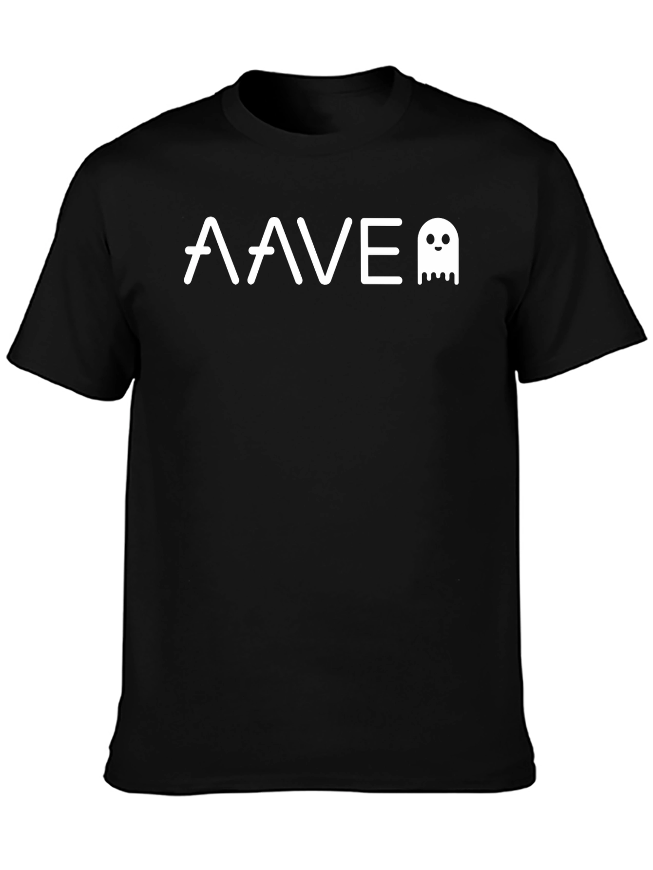 AAVE Crypto Black T-Shirt
