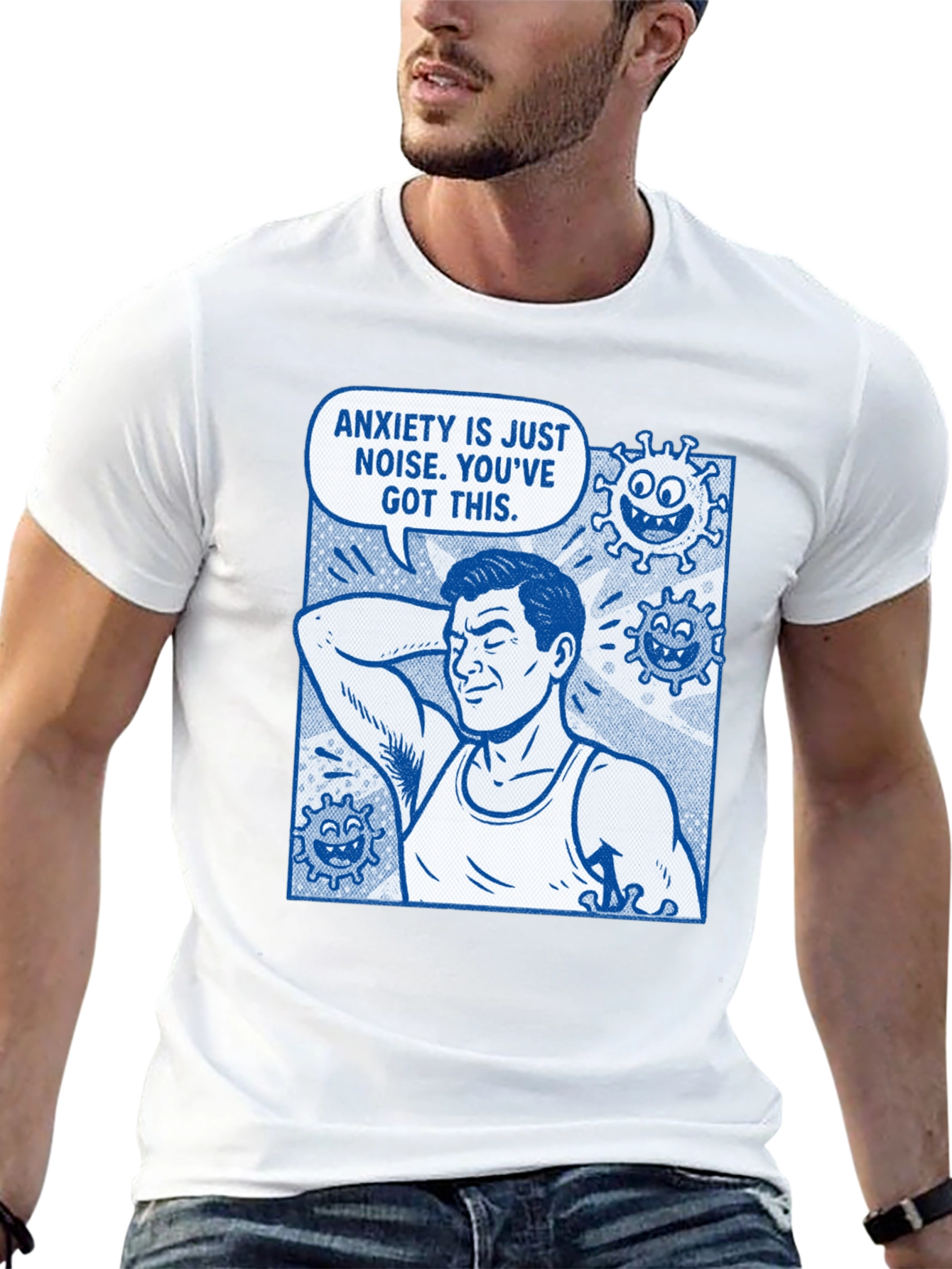 Anxiety is Just Noise Graphic T-Shirt