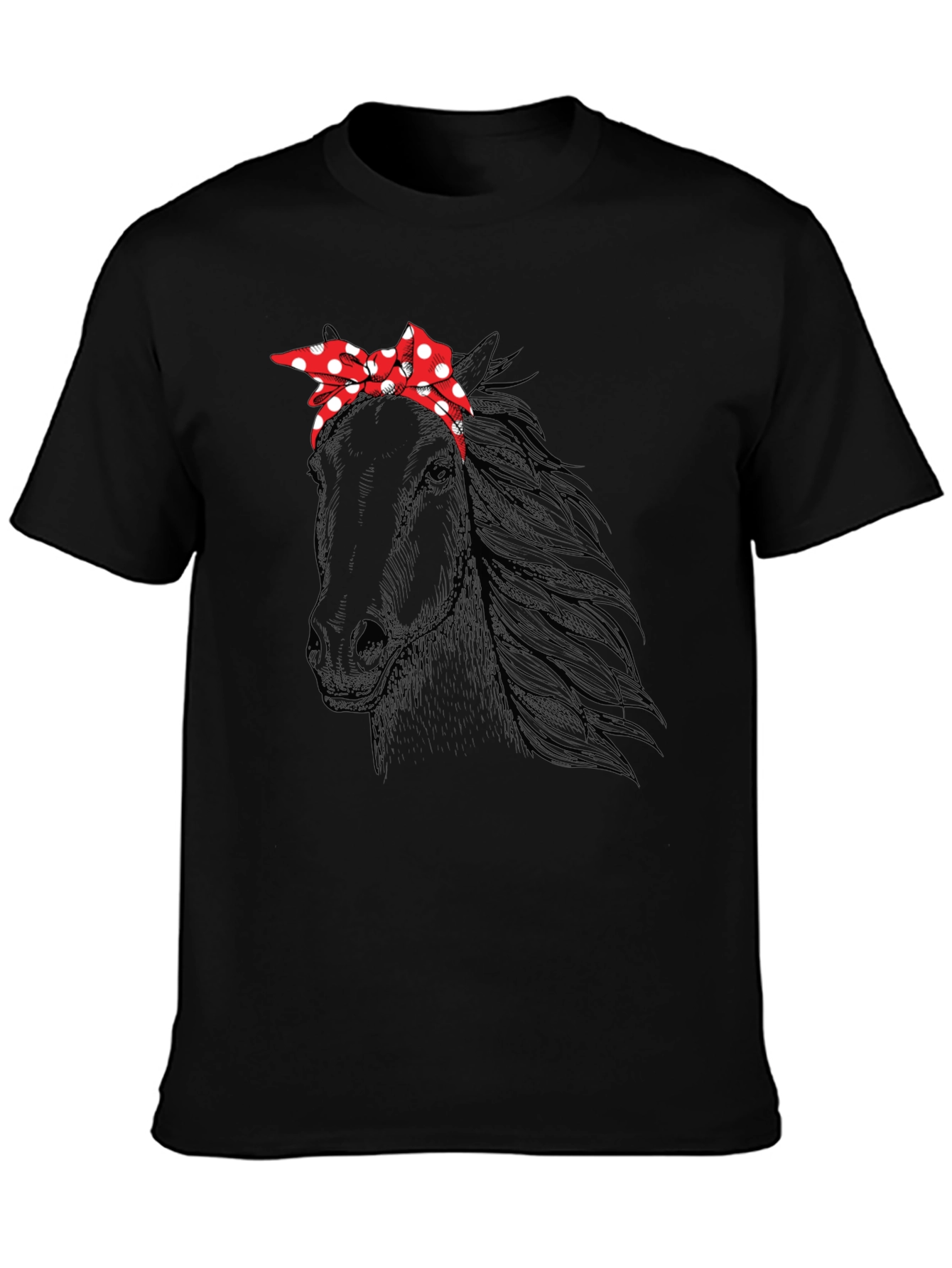 Horse with Bandana Graphic Tee