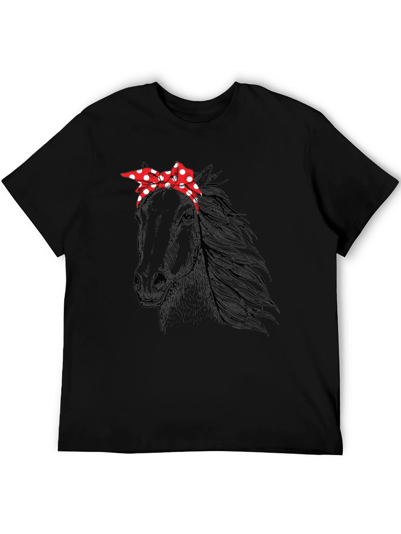 Horse with Bandana Graphic Tee